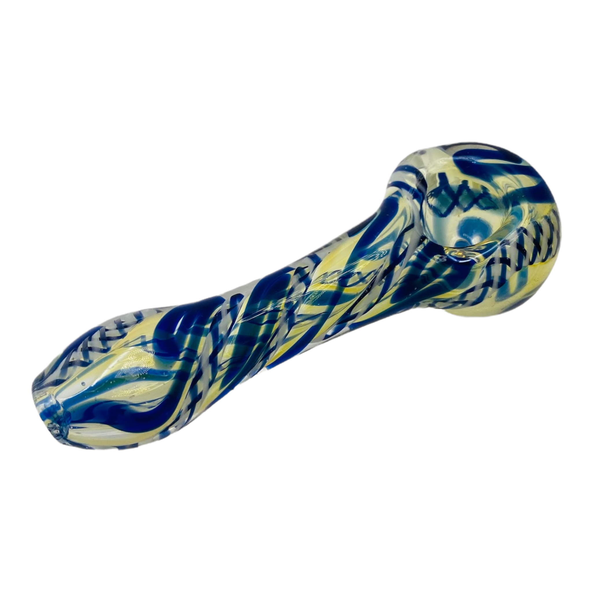 selection of hand pipes made from glass, ceramic, metal, antlers, palm seeds, and more