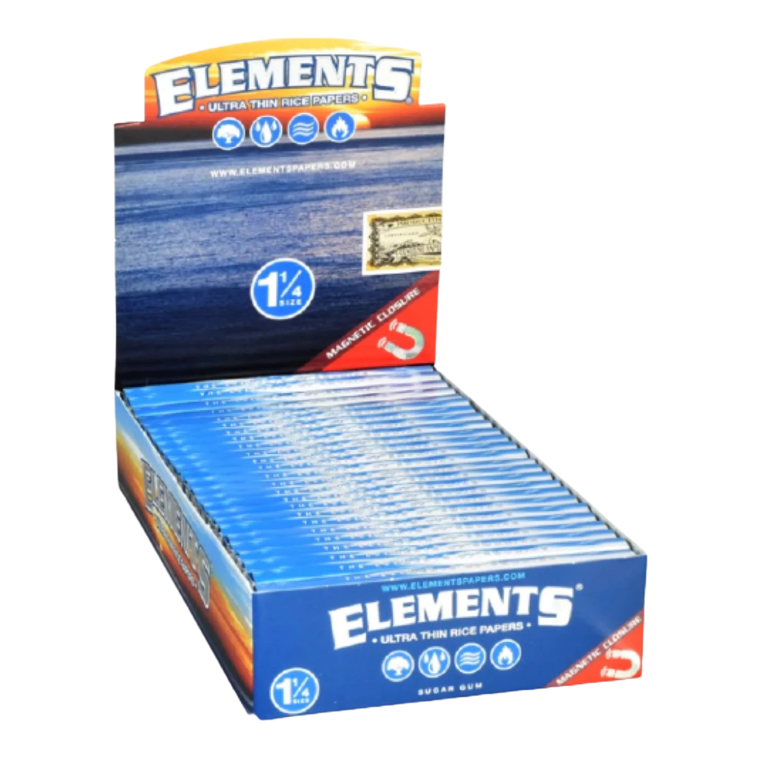 Elements - Rice 1.25 Papers - 5 Packs