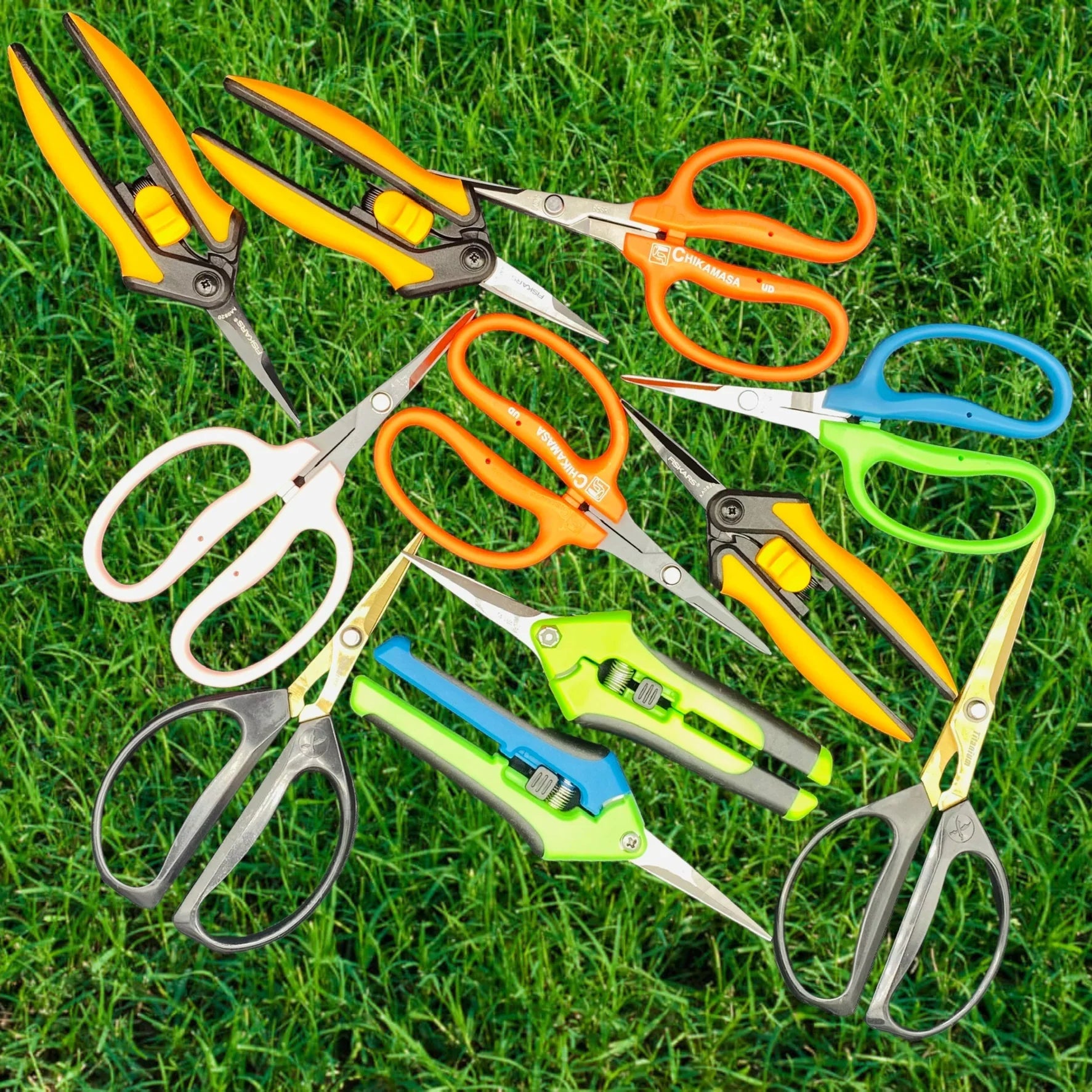 weed trimming scissors and shears