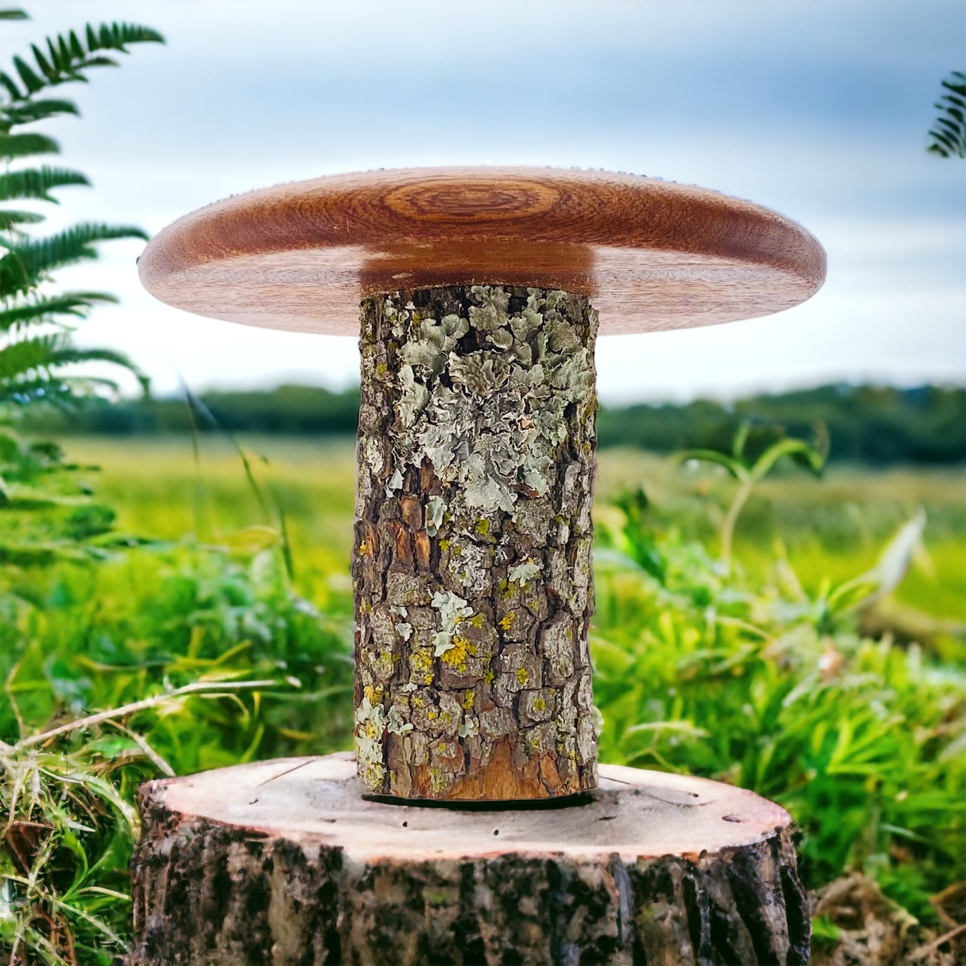 wood mushrooms hand made