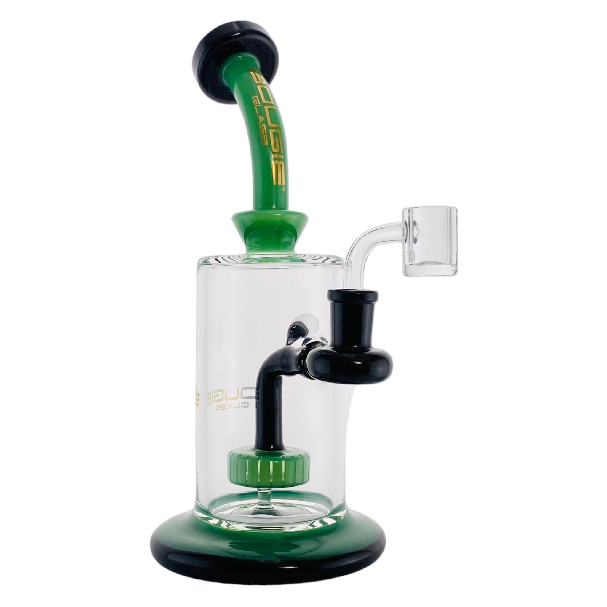 best cheap Bougie Glass - Dab Rig With Black And Green colors