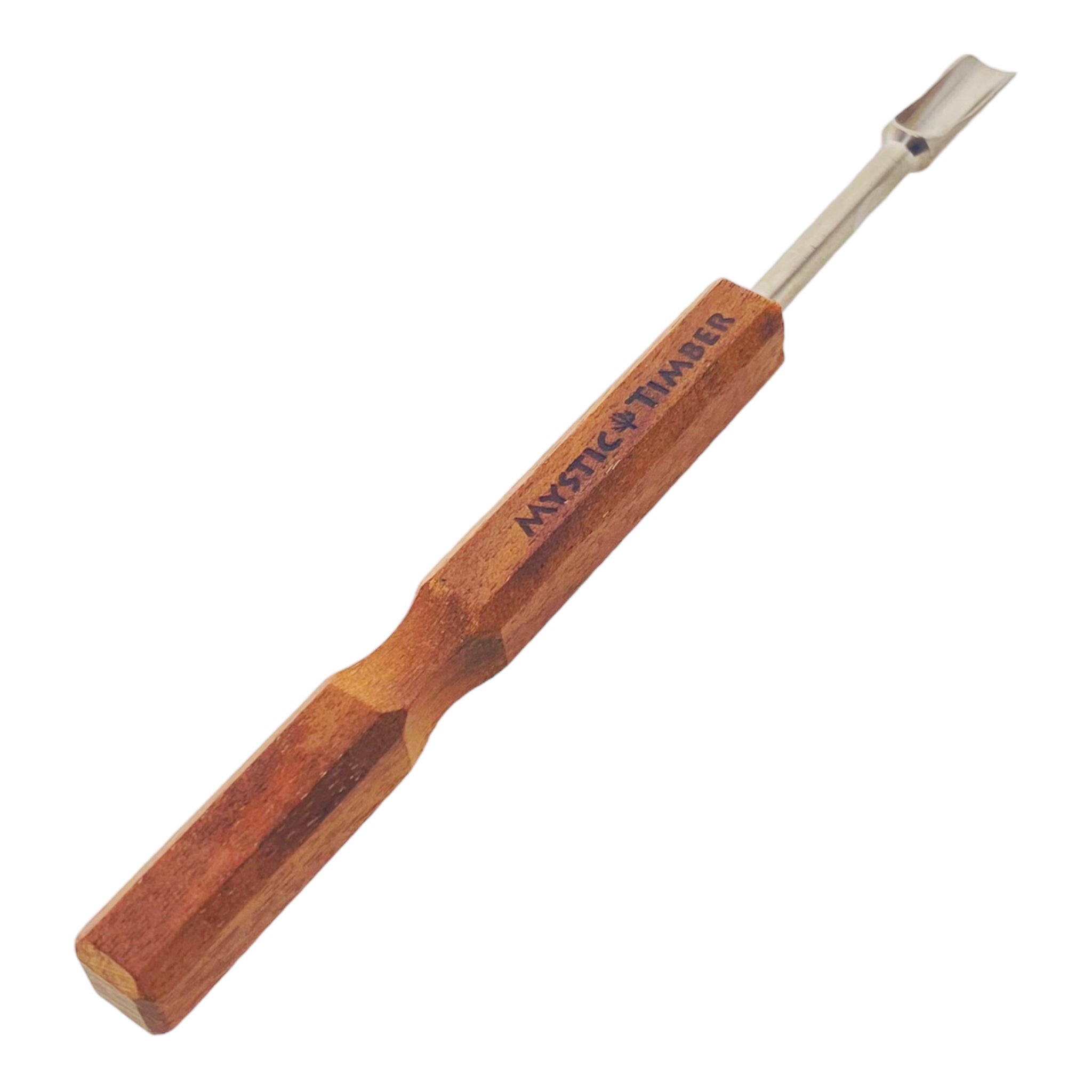 Mystic Timber - Large Shovel Scoop Titanium Dab Tool With Black Walnut Wood Handle