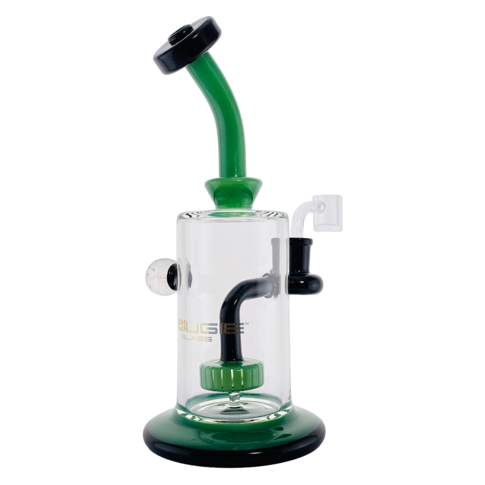 best cheap Bougie Glass - Dab Rig With Black And Green colors