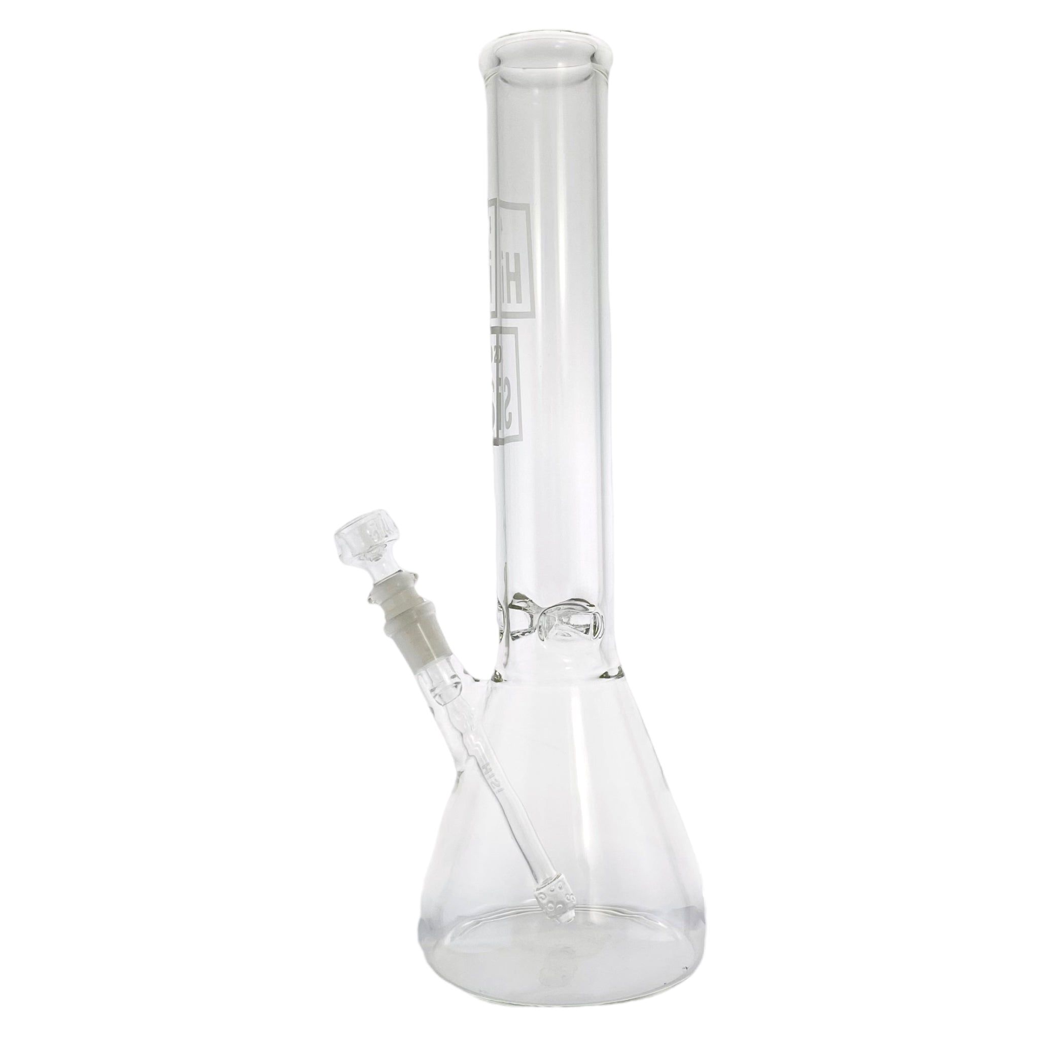 HiSi Glass - 15 inch Glass Beaker Bong With Ice Pinch