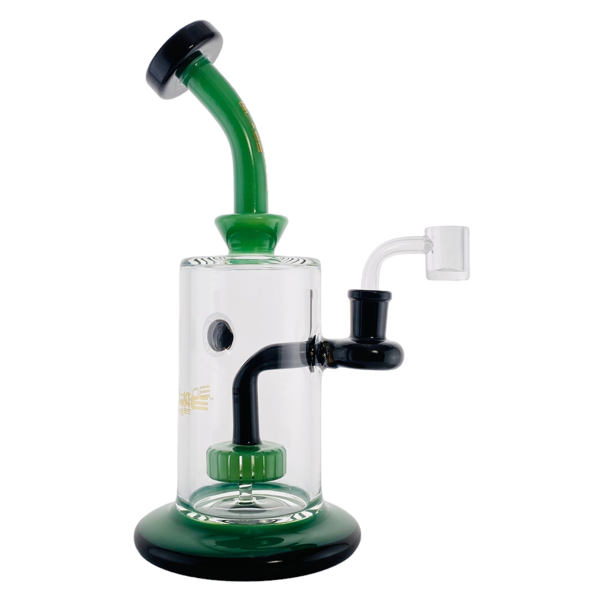 best cheap Bougie Glass - Dab Rig With Black And Green colors