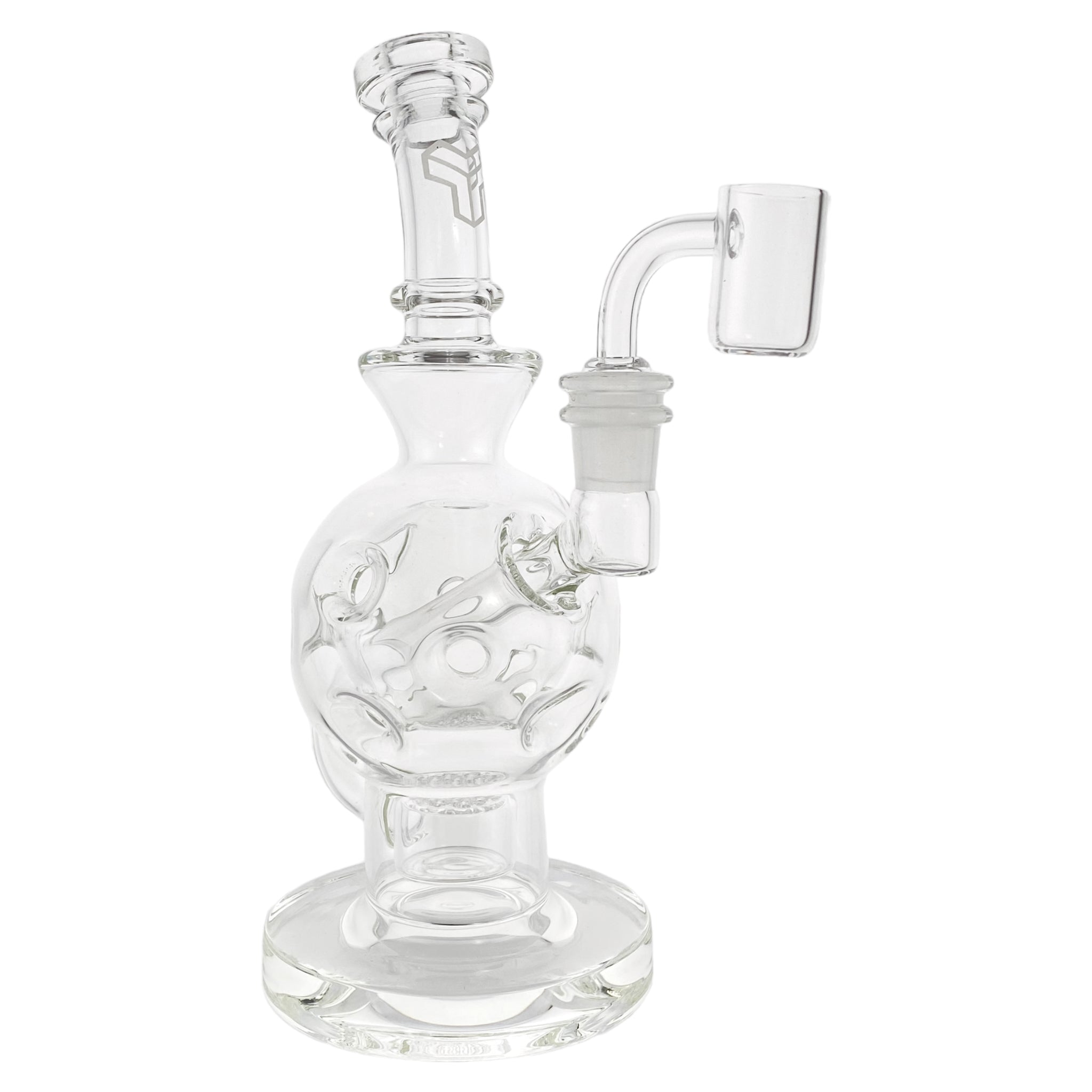 Deluxe Glass - Clear Fab Exosphere Dab Rig With Seed of Life Perc