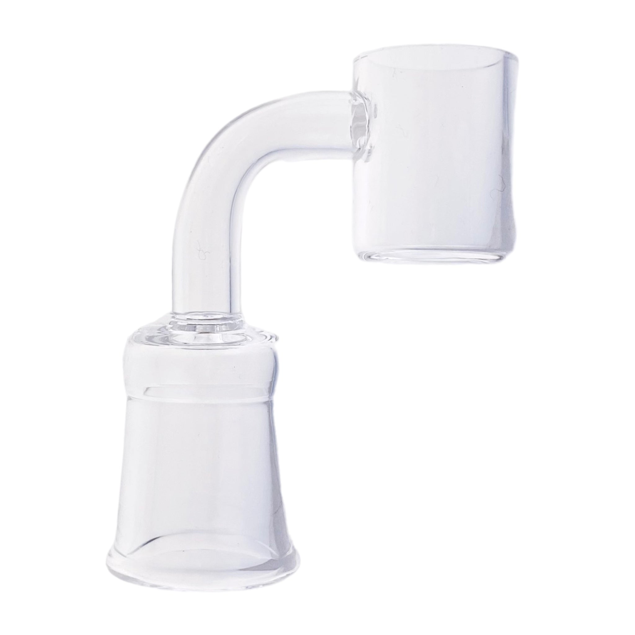 18mm Quartz Banger With 90 Degree Female Fitting And 20mm Wide Bucket