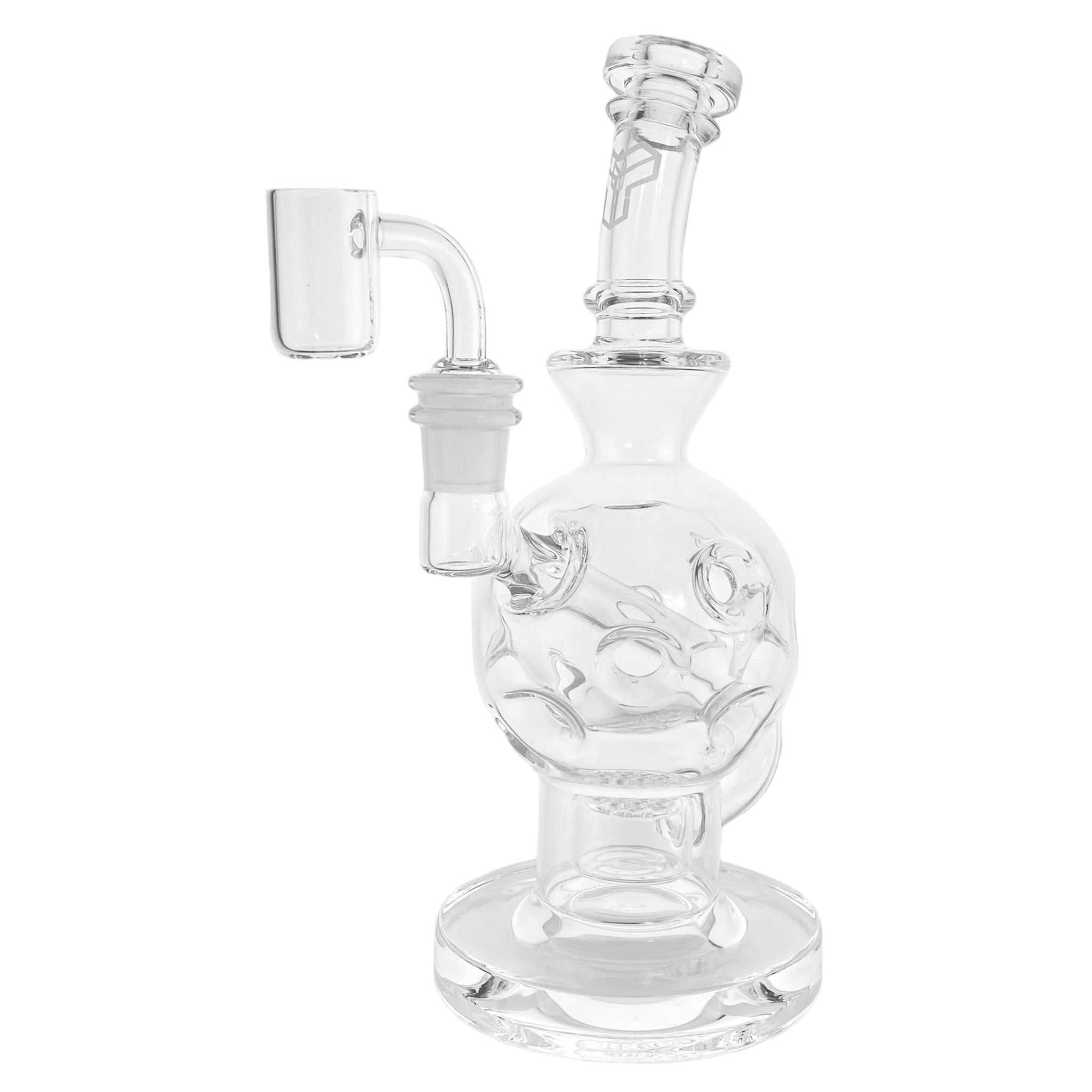 Deluxe Glass - Clear Fab Exosphere Dab Rig With Seed of Life Perc