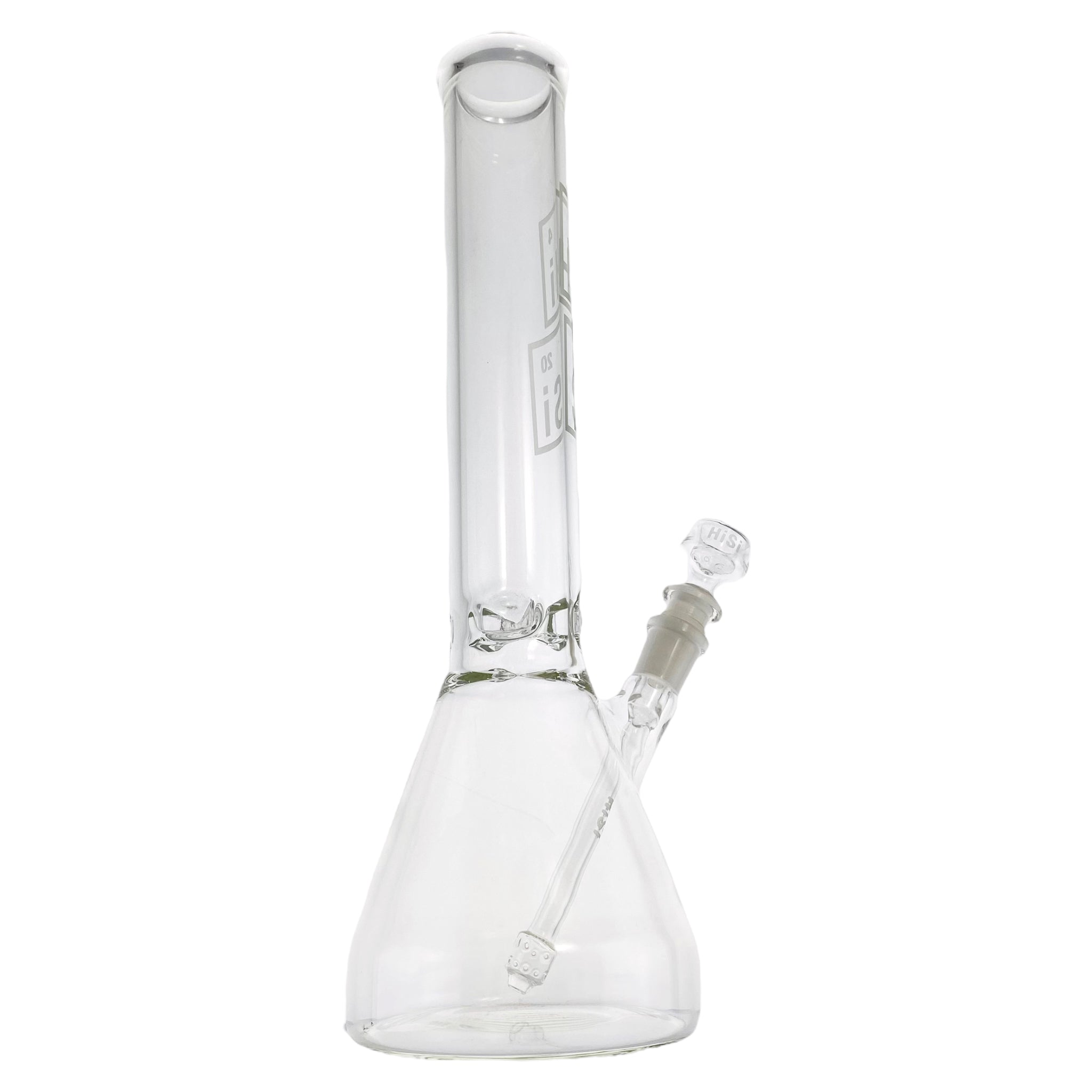 HiSi Glass - 15 inch Glass Beaker Bong With Ice Pinch