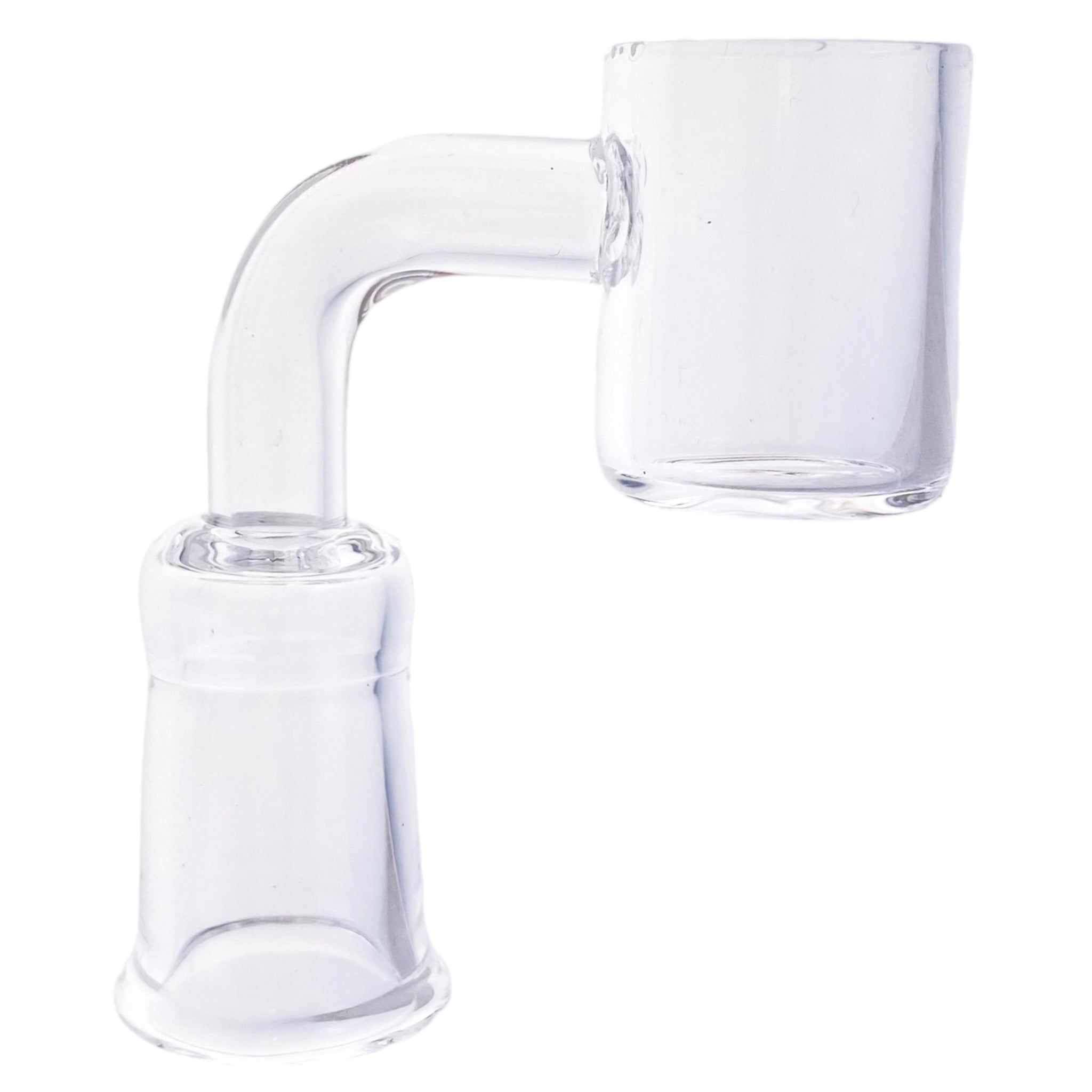 14mm Quartz Banger With 90 Degree Female Fitting And 20mm Wide Bucket