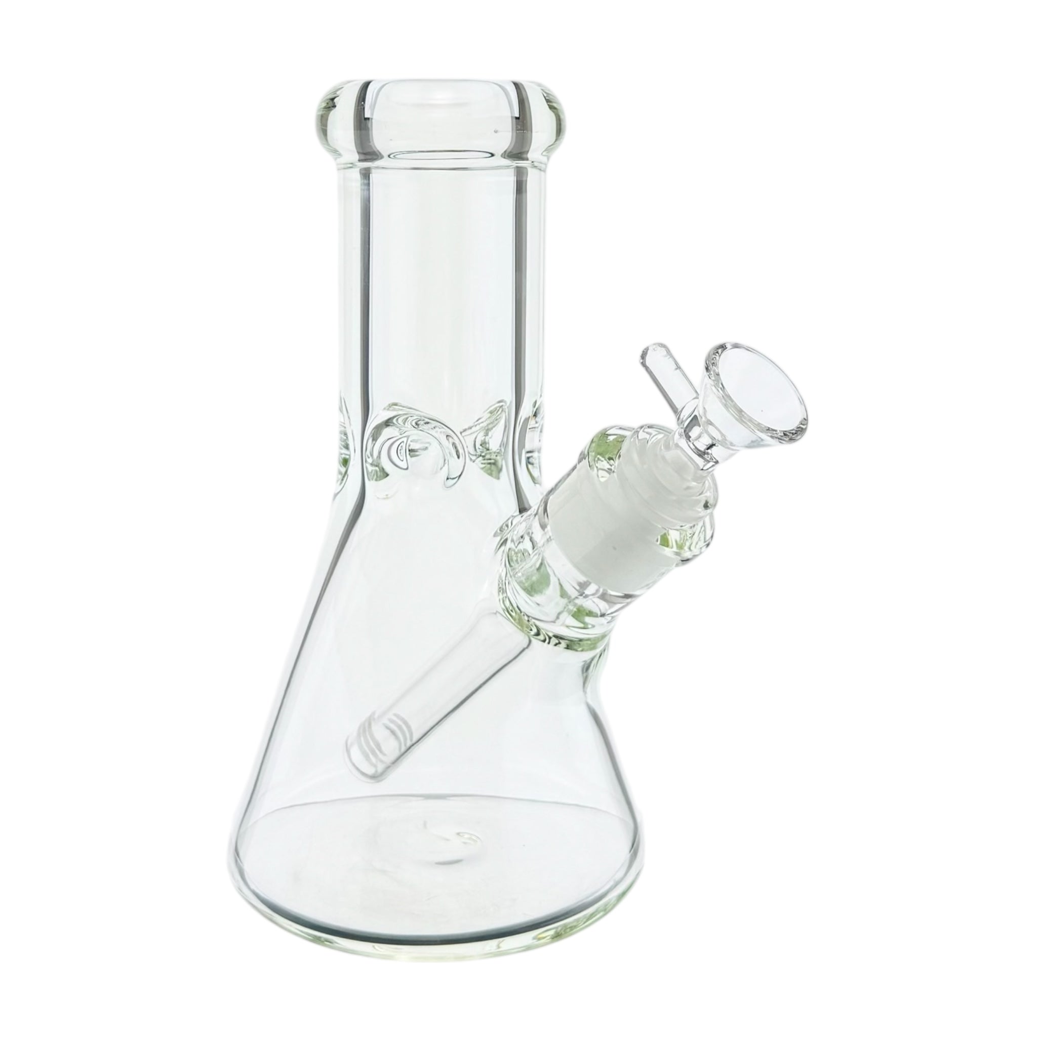 8Inch 9mm Thick Clear Glass Beaker Bong