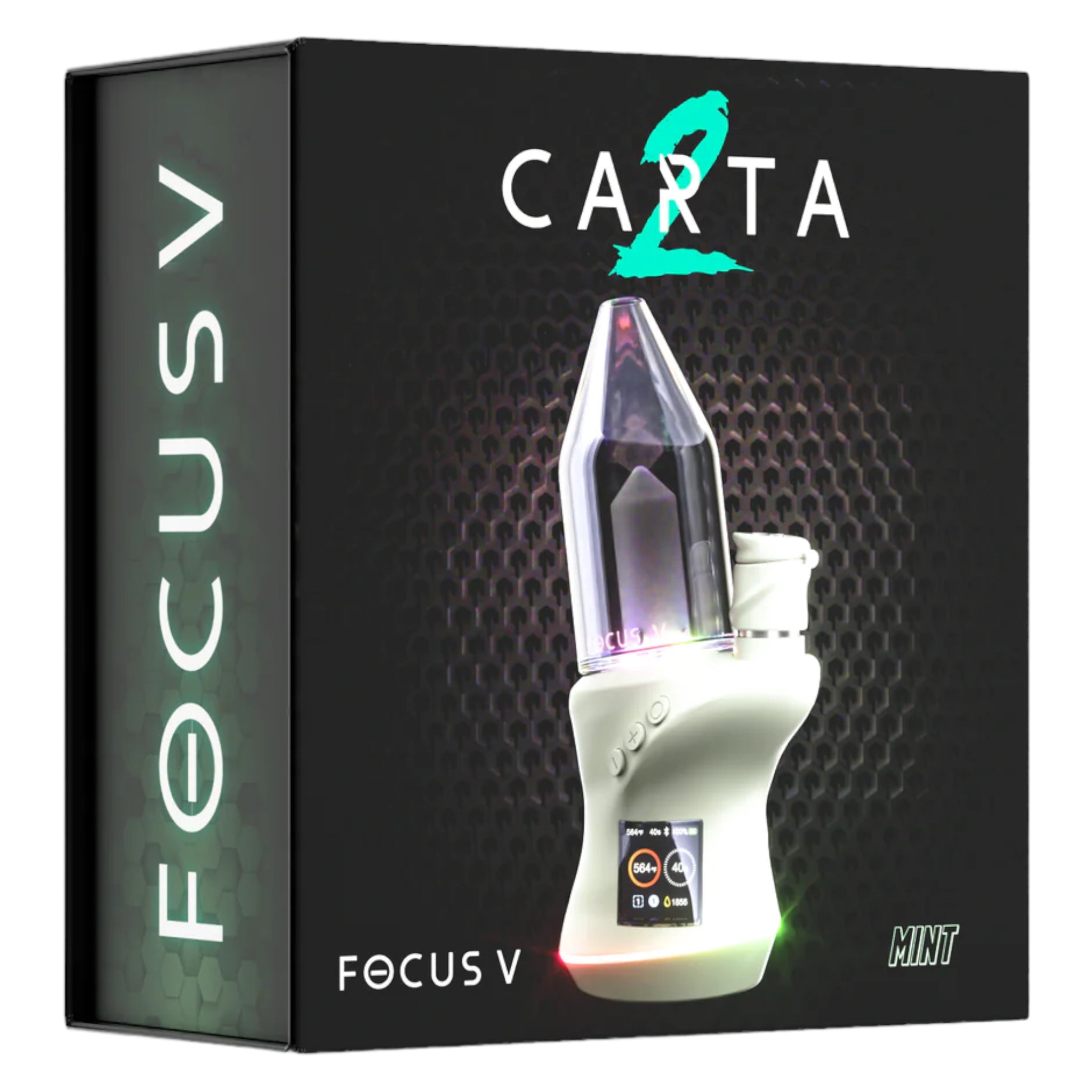 Focus V - CARTA 2 - Portable Dry Herb & Wax Oil Vaporizer - Mint Green