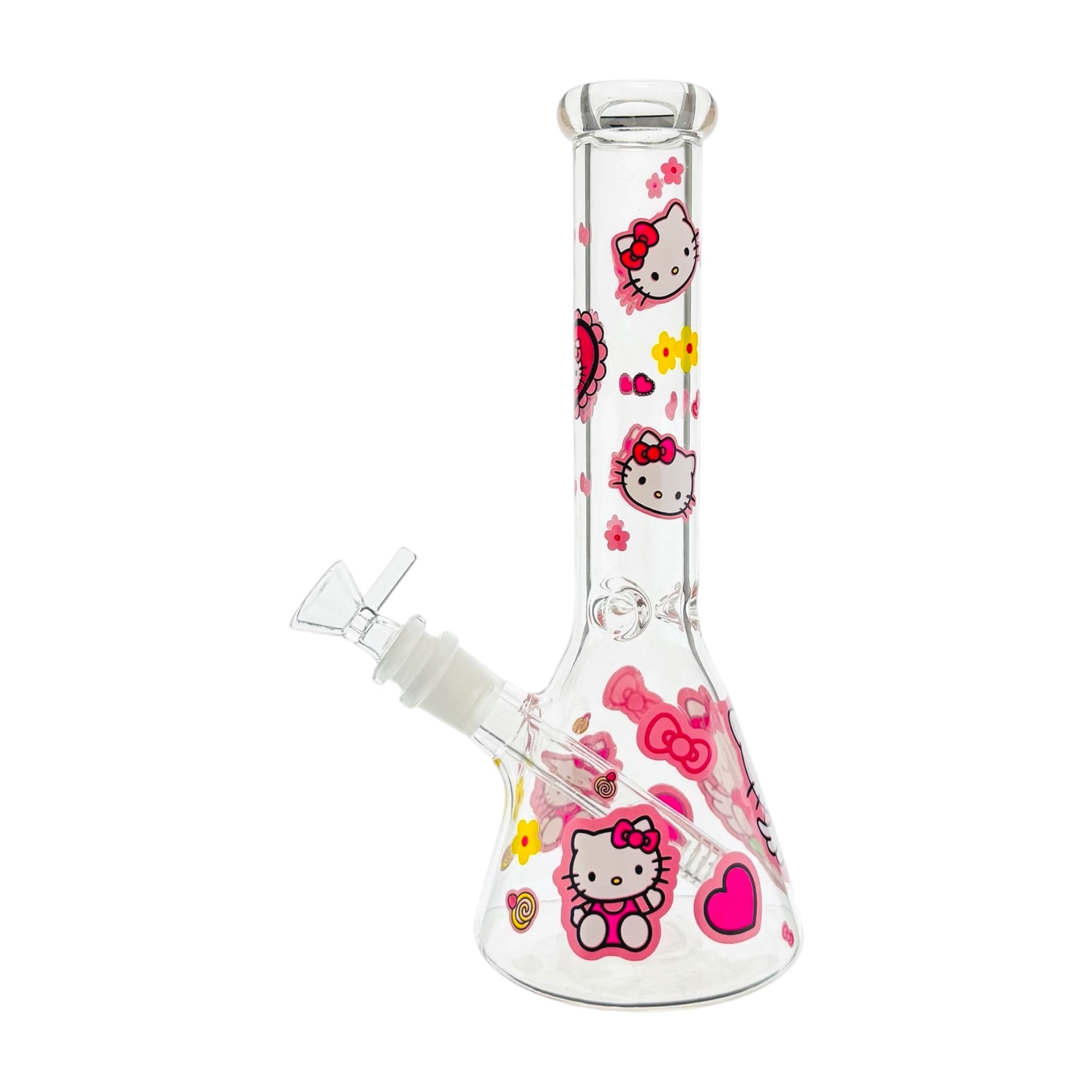 Angel Hello Kitty Bong 10 Inch on white back ground