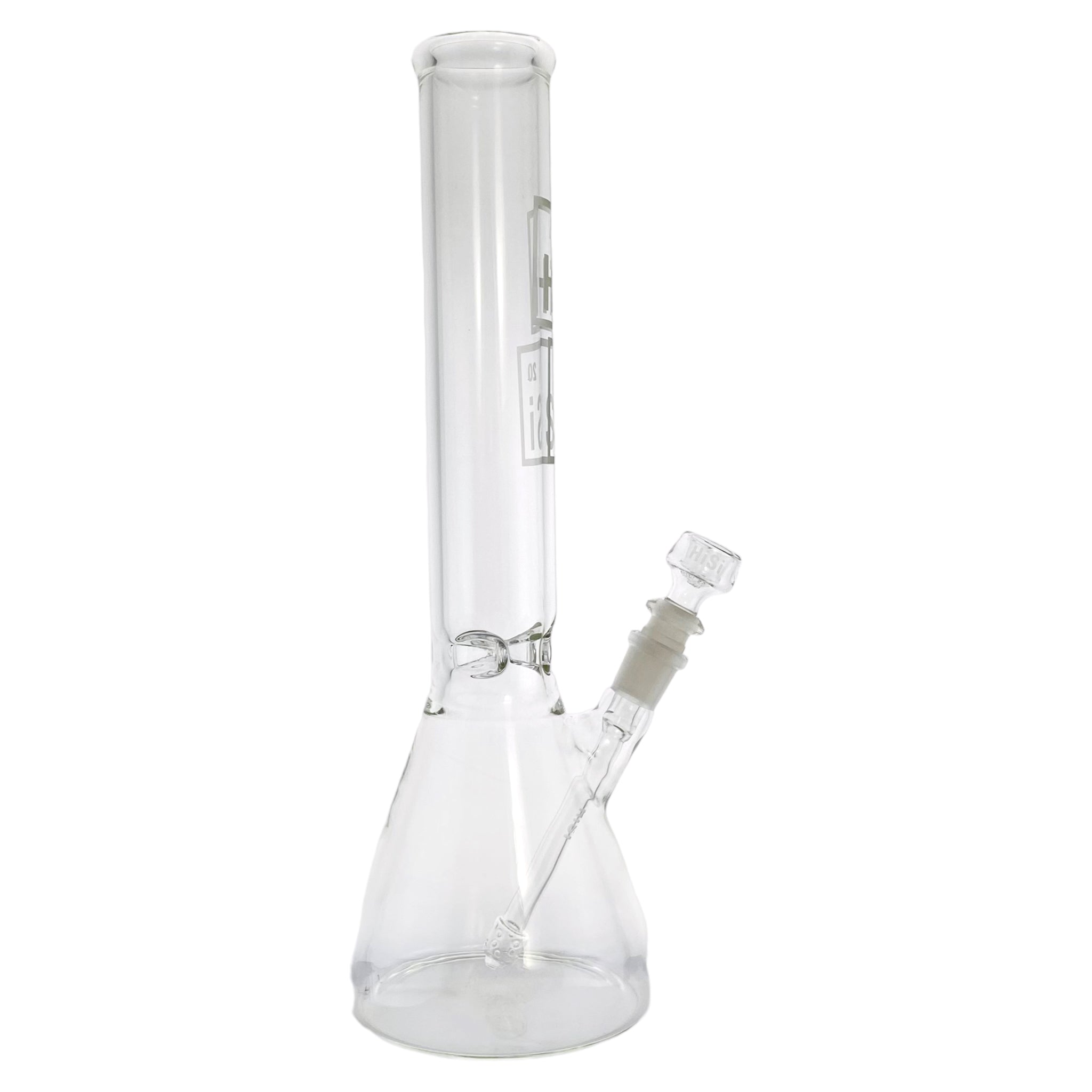 HiSi Glass - 15 inch Glass Beaker Bong With Ice Pinch