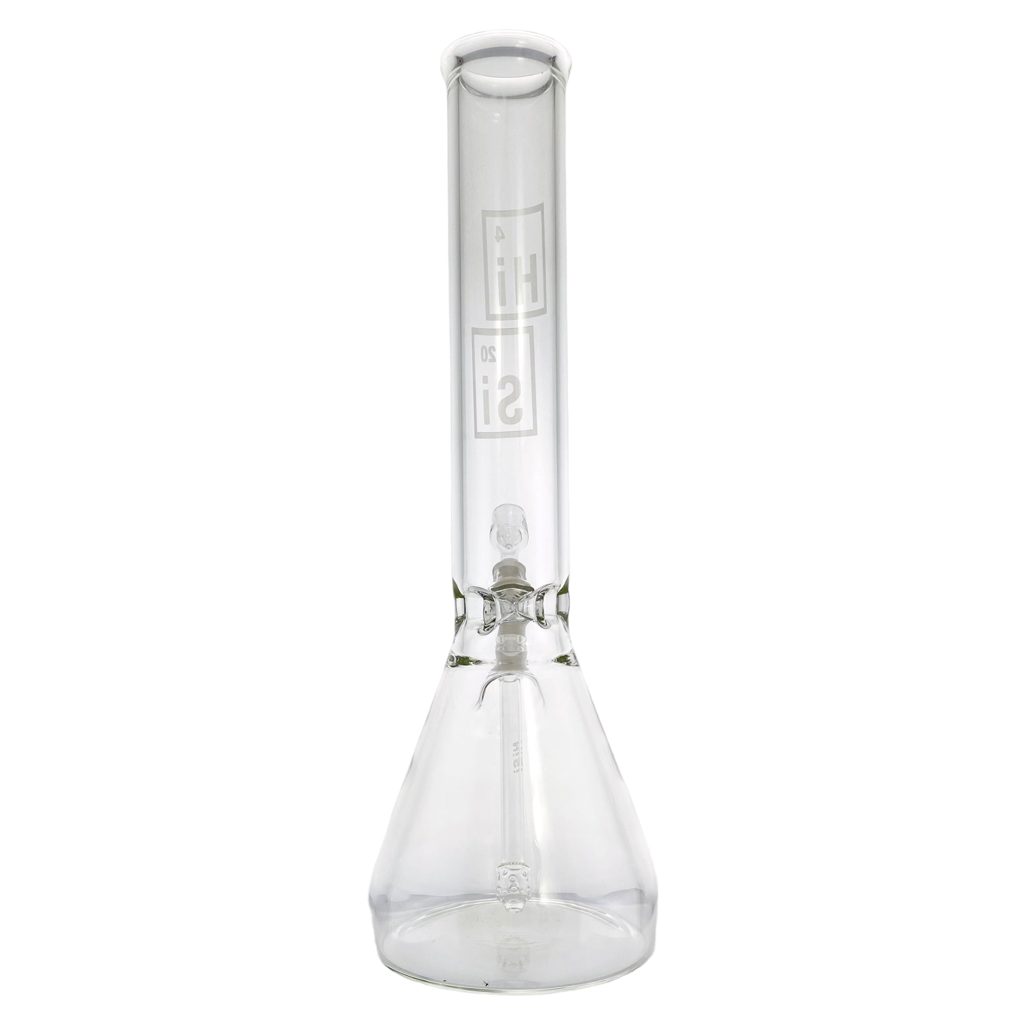 HiSi Glass - 15 inch Glass Beaker Bong With Ice Pinch