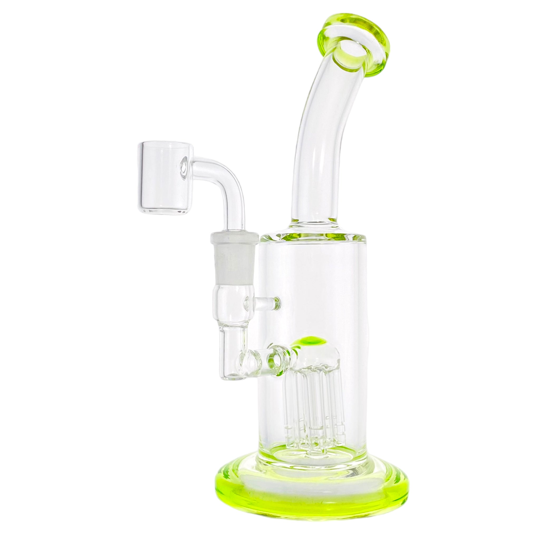 Green Banger Hanger Dab Rig With Tree Perc