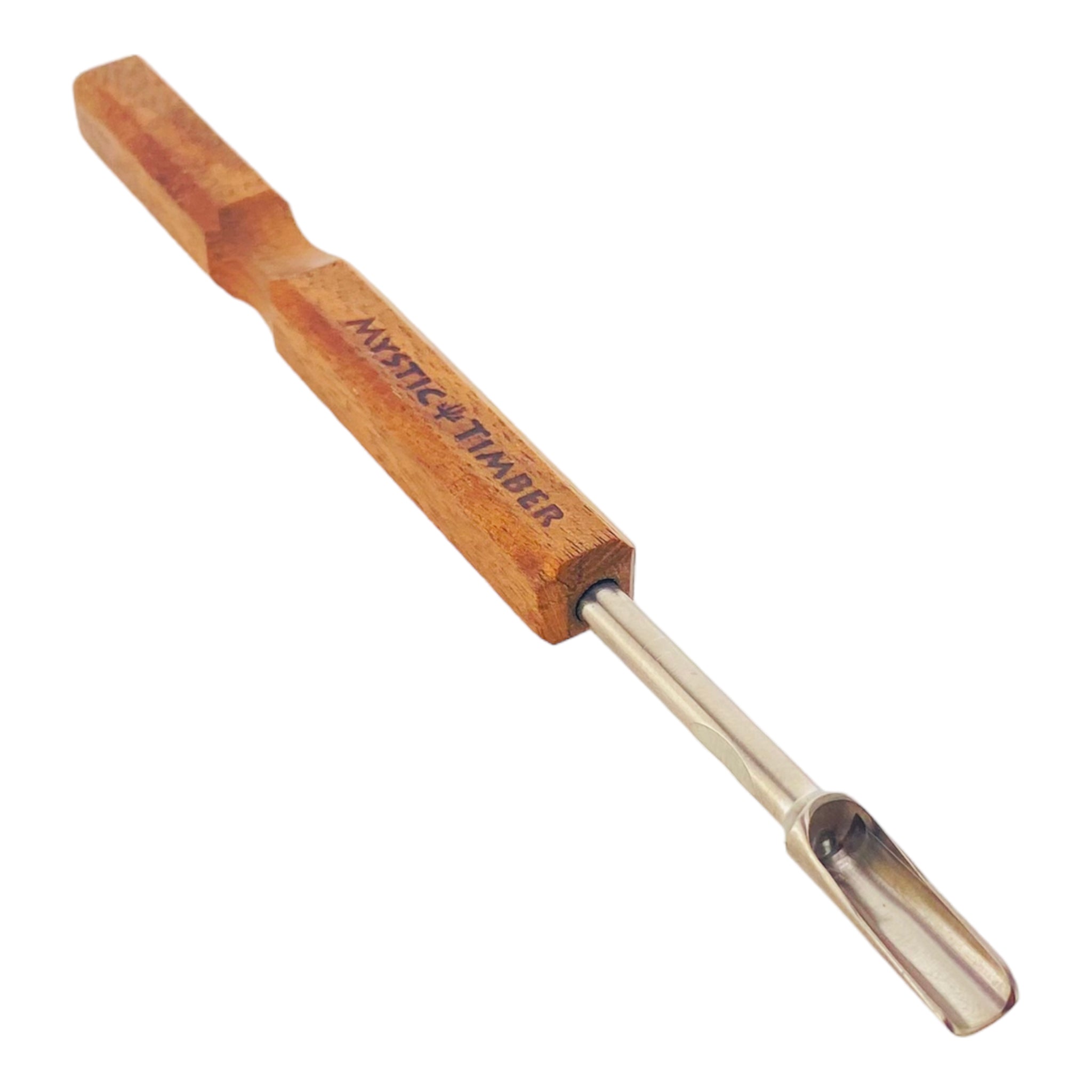 Mystic Timber - Large Shovel Scoop Titanium Dab Tool With Black Walnut Wood Handle