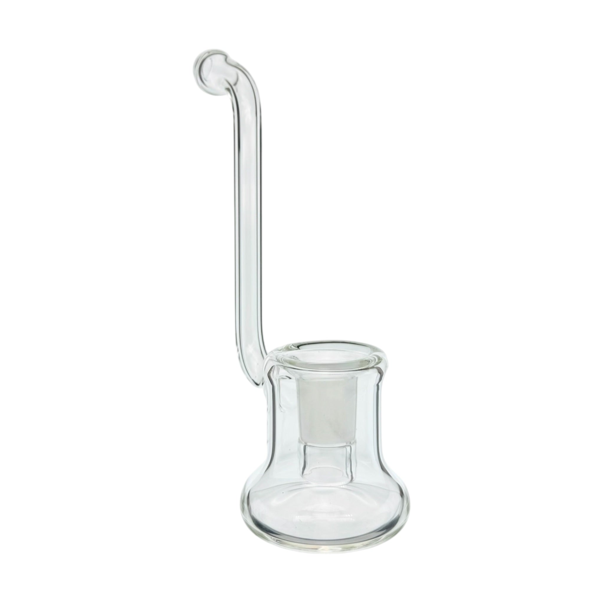 14mm Simple Can Base Clear Dry Dab Rig by N3rd Glass on a white background