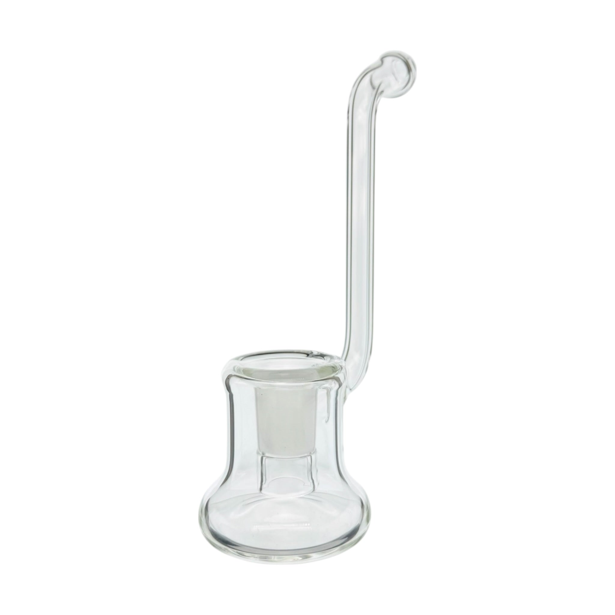14mm Simple Can Base Clear Dry Dab Rig by N3rd Glass on a white background