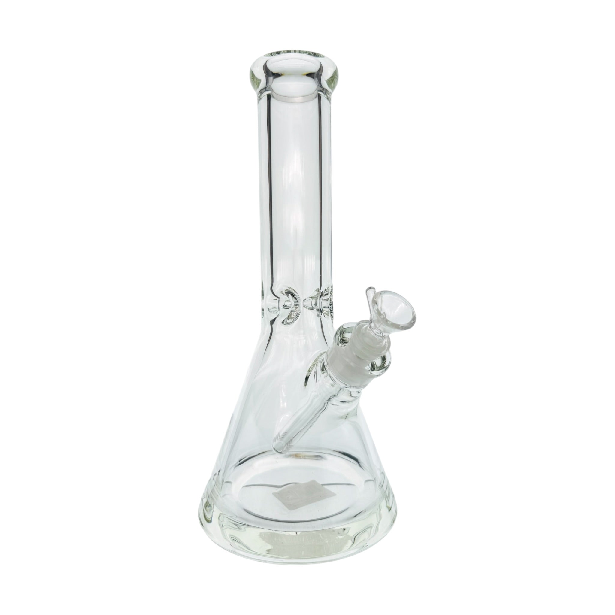 9mm Thick Clear Beaker Base Water Pipe Bong With Extra Extra Thick Base 12 Inches on a white background