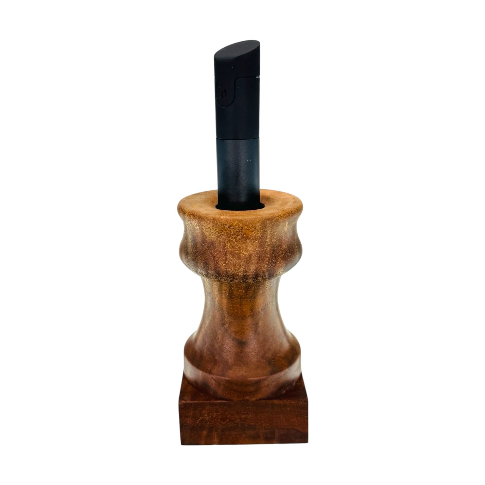 Fancy Black Walnut Burl Puffco Pivot Stand Holder
