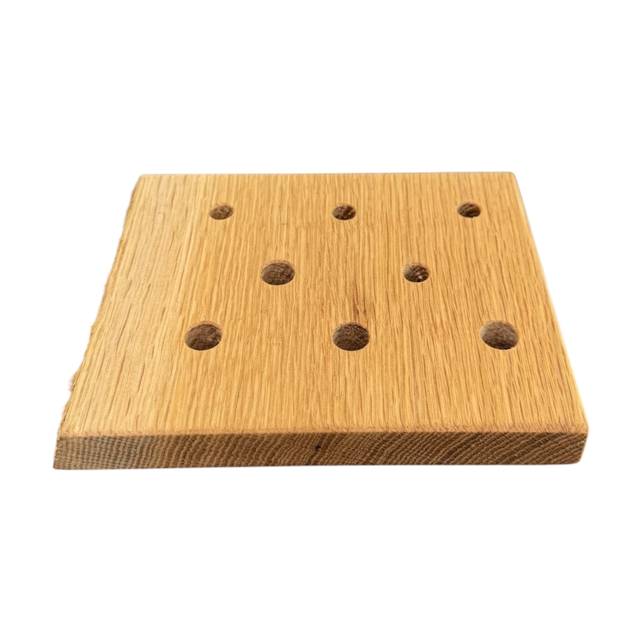 Live Edge White Oak Wood Display Stand Holder For 10mm And 14mm Bowls And Quartz Bangers