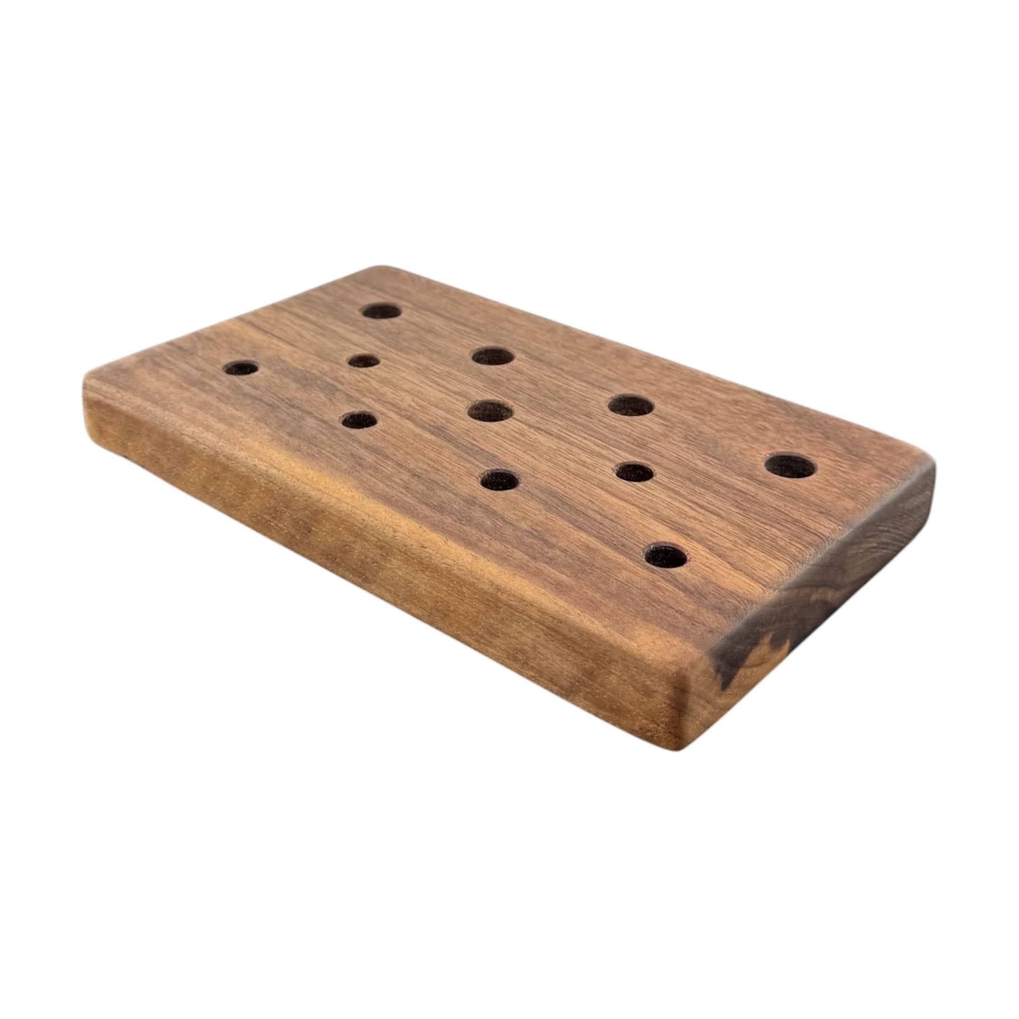 Black Walnut Wood Display Stand Holder For 10mm And 14mm Bowls And Quartz Bangers