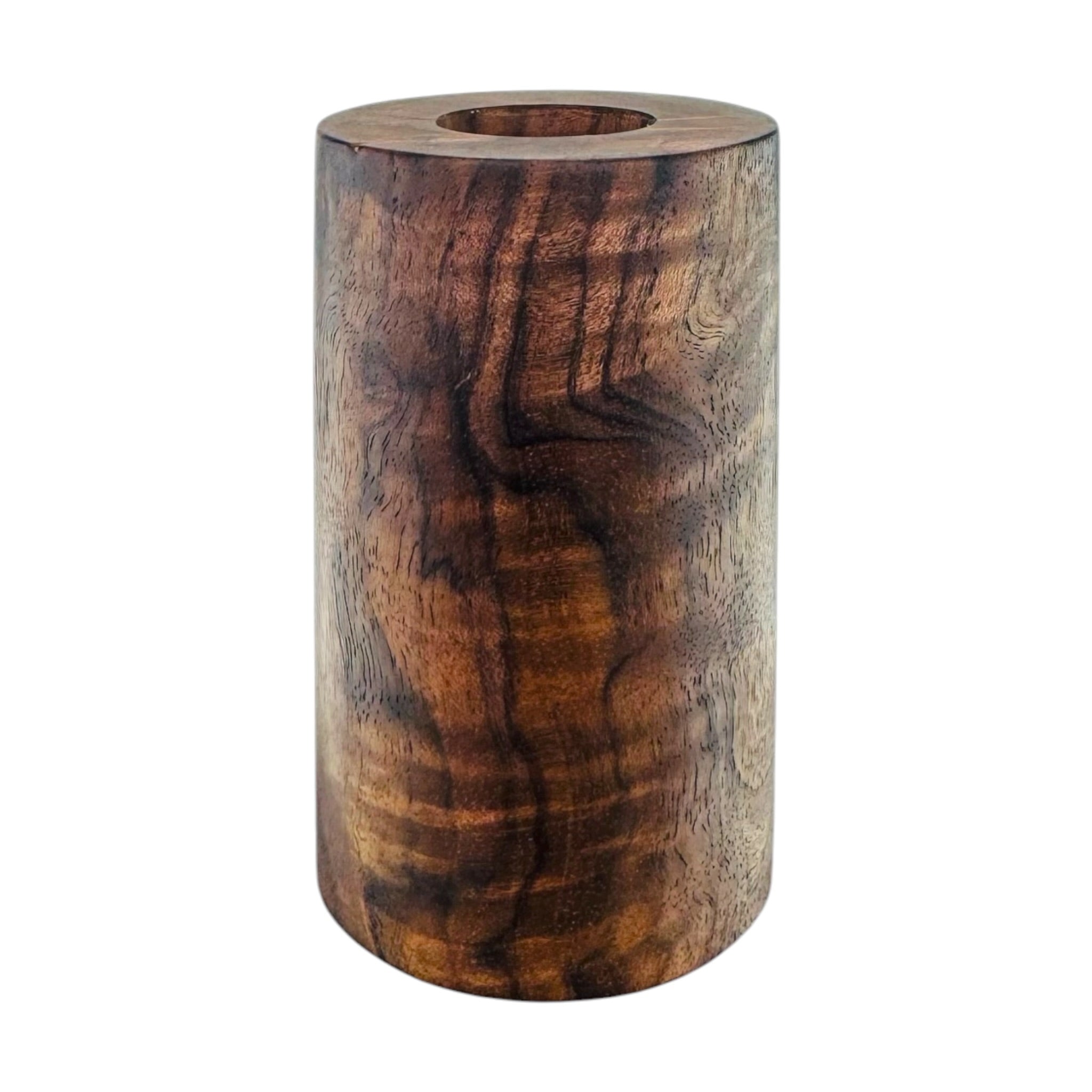 Tall Black Walnut wood Puffco Pivot Display Stand Holder