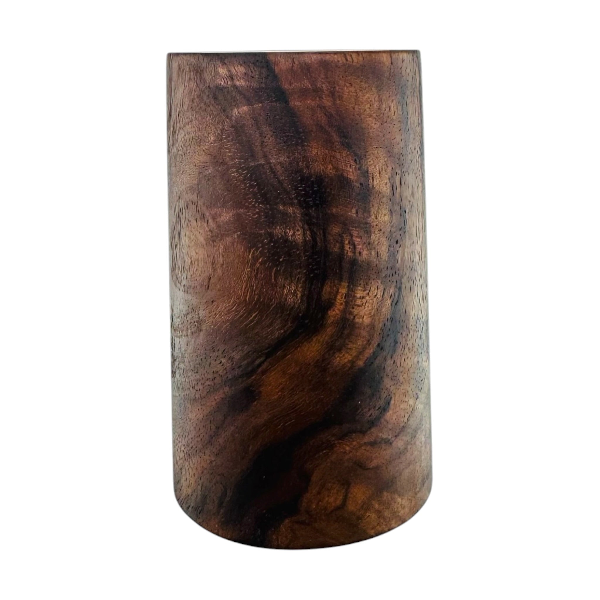 Tall Black Walnut wood Puffco Pivot Display Stand Holder