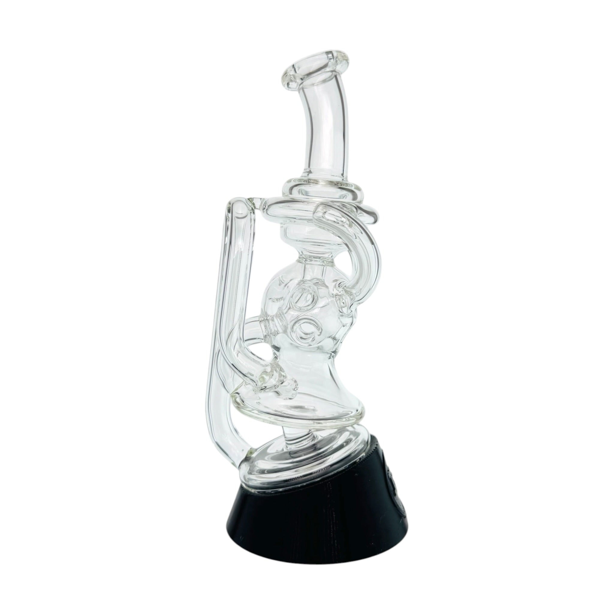 Exosphere Dual Uptake Glass Recycler Water Attachment For Puffco Peak And Peak Pro