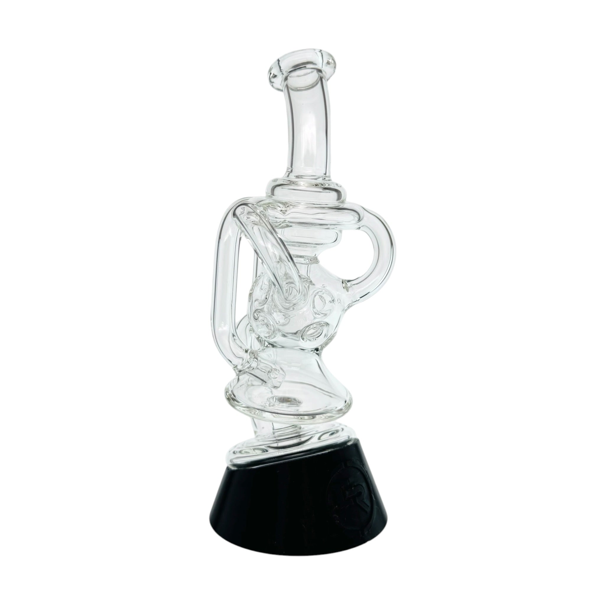 Exosphere Dual Uptake Glass Recycler Water Attachment For Puffco Peak And Peak Pro
