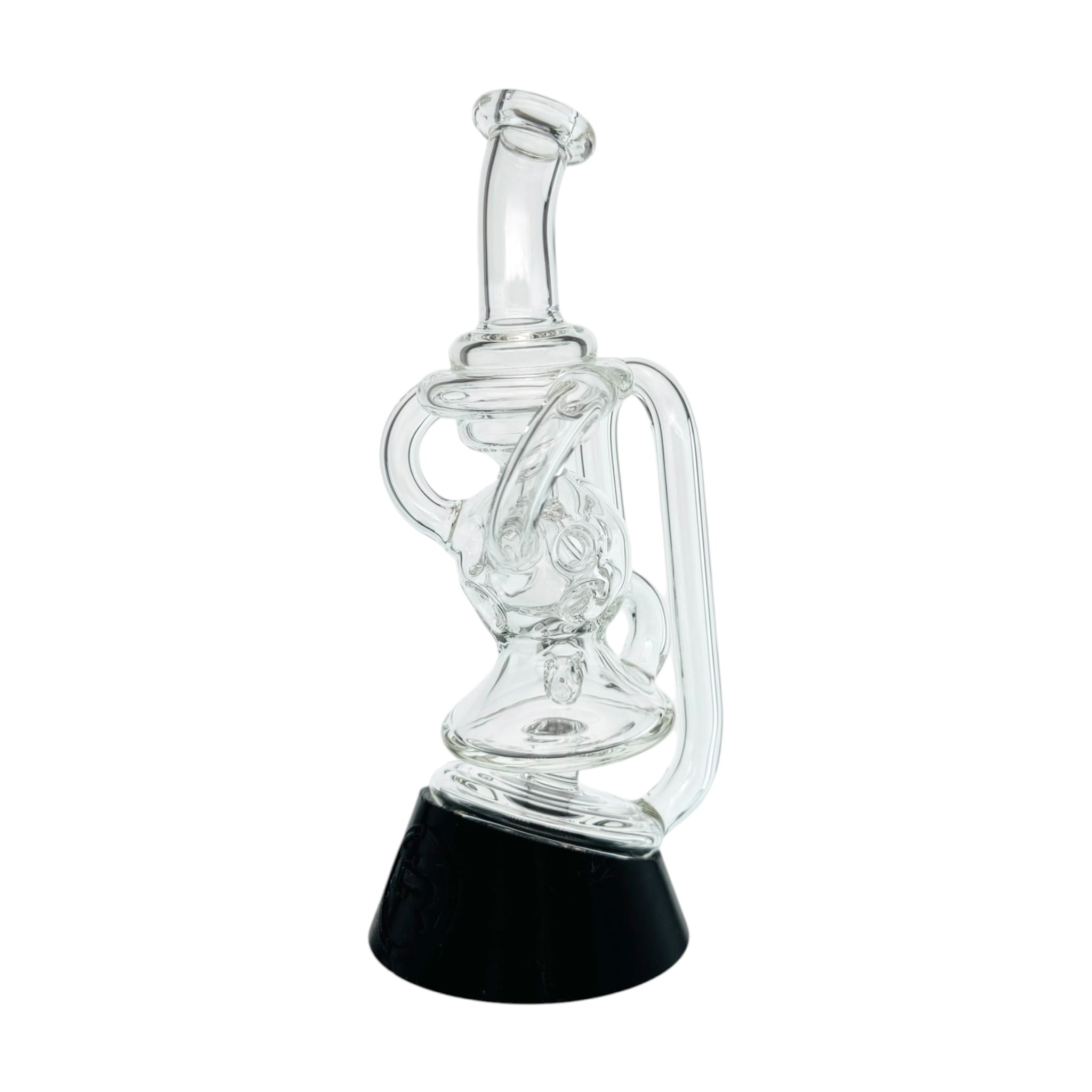 Exosphere Dual Uptake Glass Recycler Water Attachment For Puffco Peak And Peak Pro