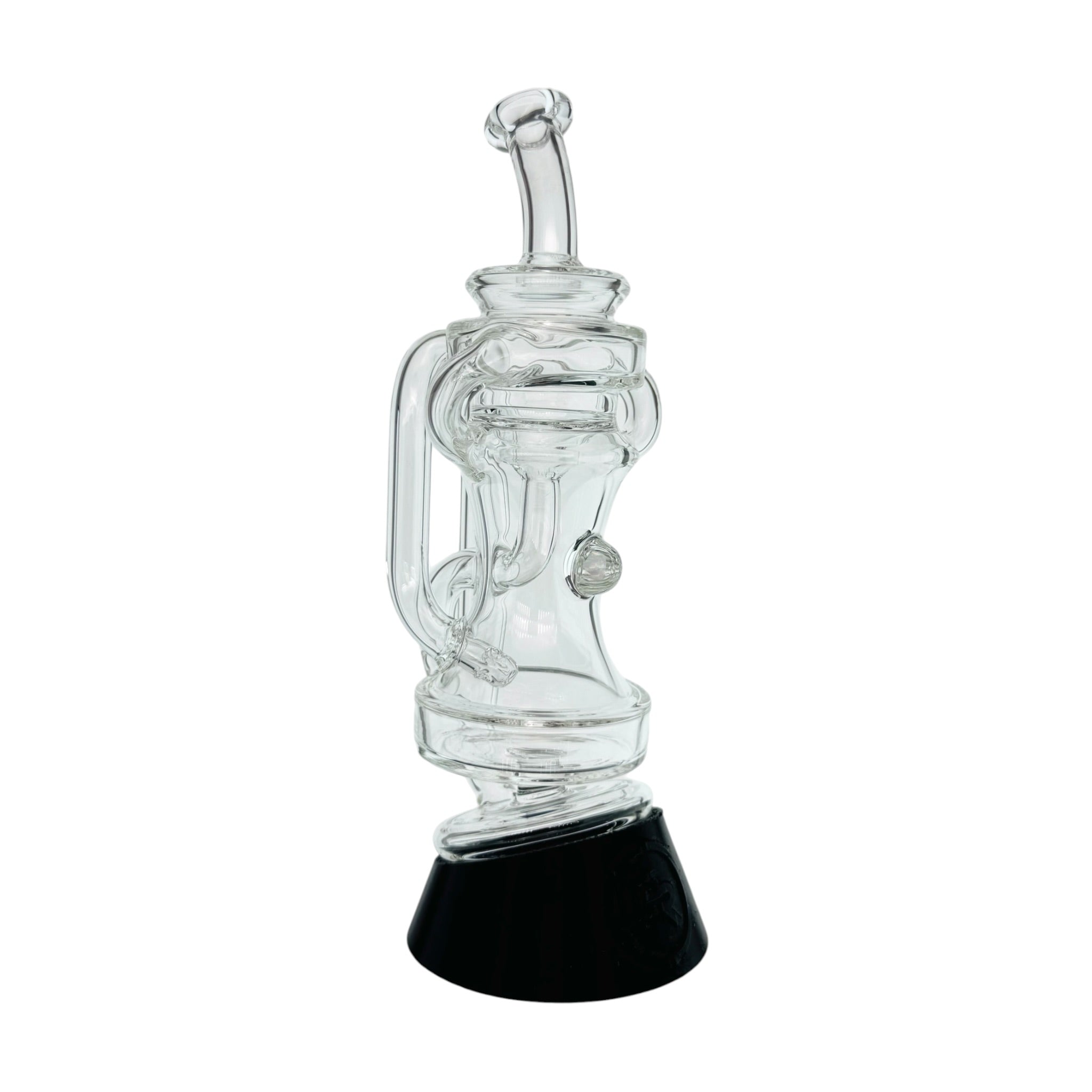 Dual Uptake Glass Incycler Water Attachment For Puffco Peak And Peak Pro