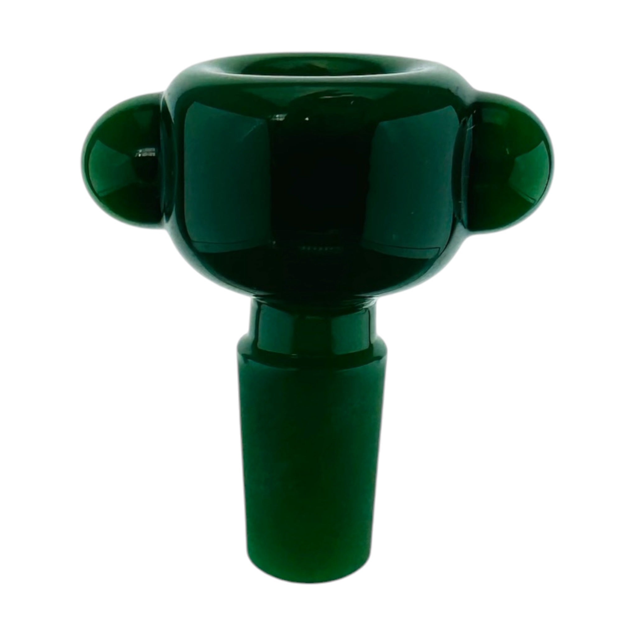 14mm bong water pipe Bowl part - Tall Straight Wall Bubble Bong Bowl Piece - Dark Green
