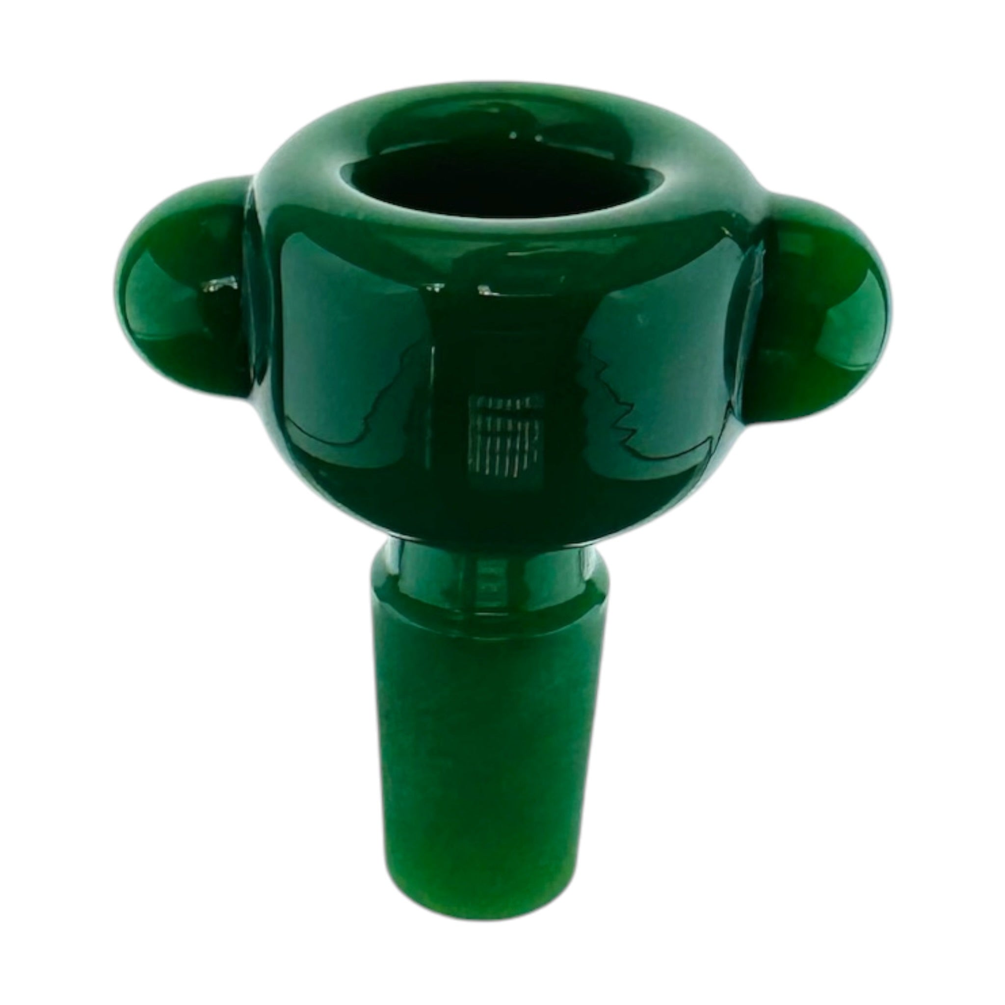 14mm bong water pipe Bowl part - Tall Straight Wall Bubble Bong Bowl Piece - Dark Green