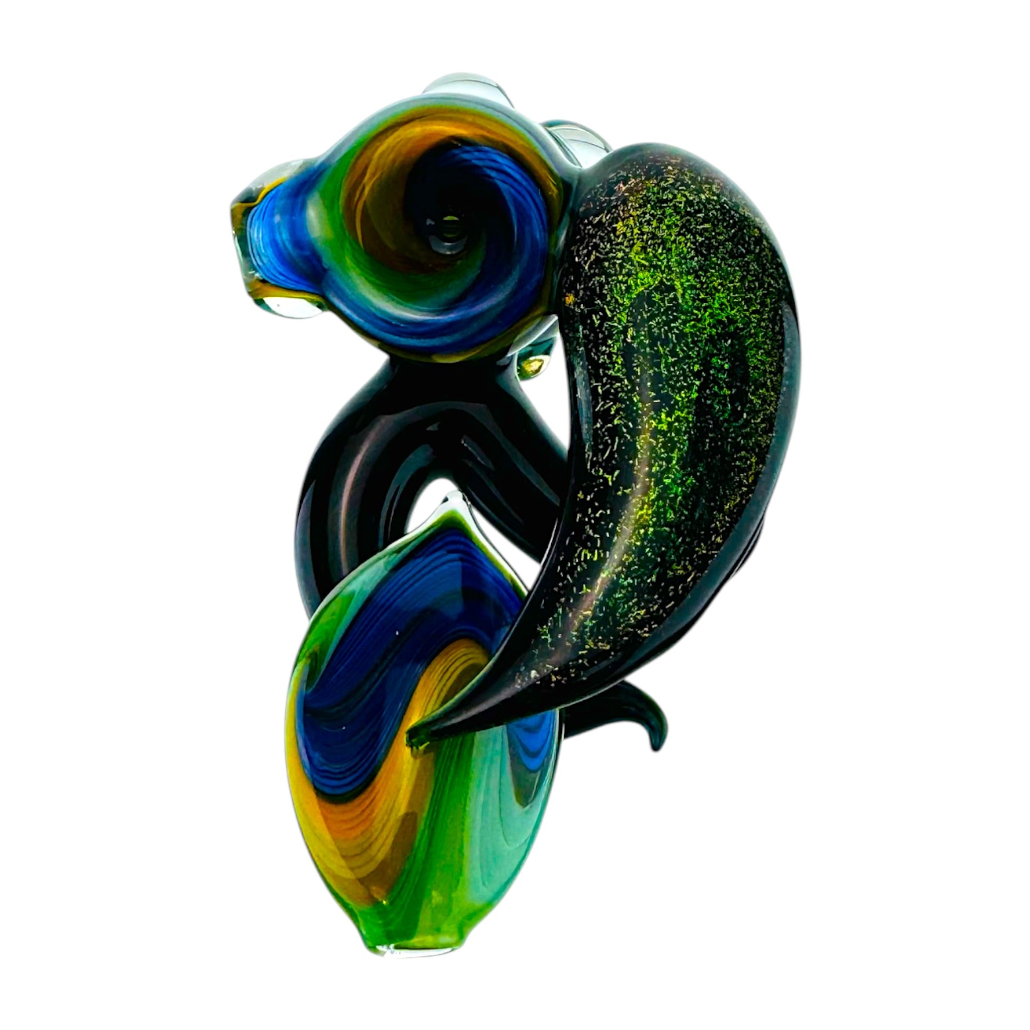 old school smoking pipe Heady Hammer Style Dry Pipe With Dichro Wing