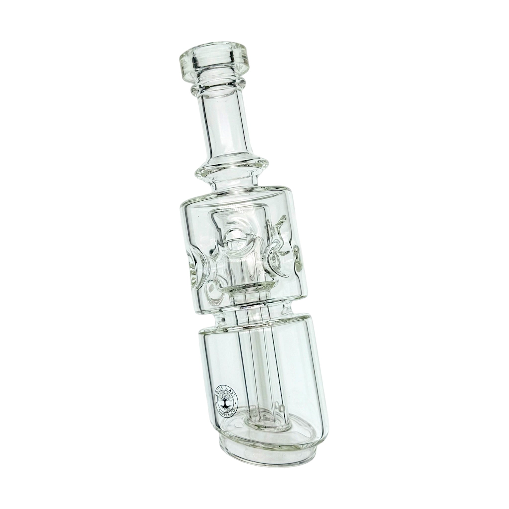Straight Fab Glass Water Pipe Attachment For Puffco Peak And Peak Pro By Roots Glass Supply Co.