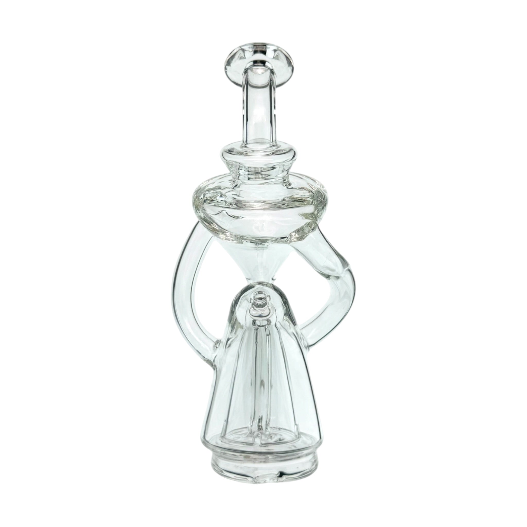 MJ Arsenal Dual Uptake Glass Recycler Water Pipe Attachment For Puffco Peak And Peak Pro