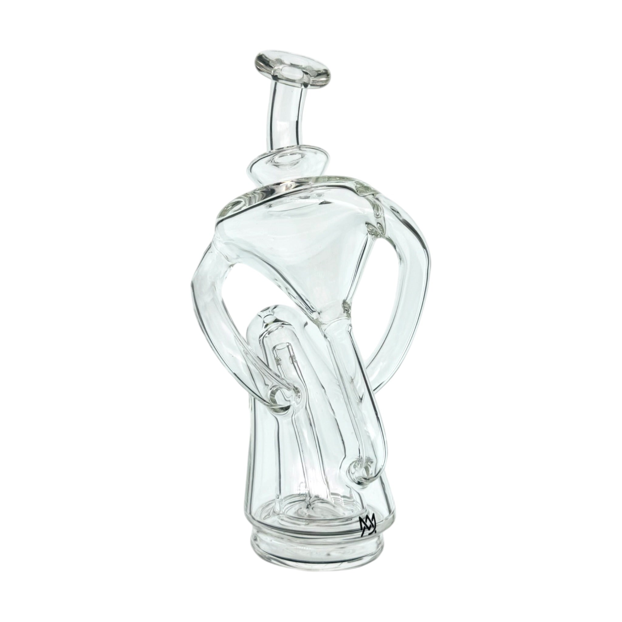 MJ Arsenal Dual Uptake Glass Recycler Water Pipe Attachment For Puffco Peak And Peak Pro