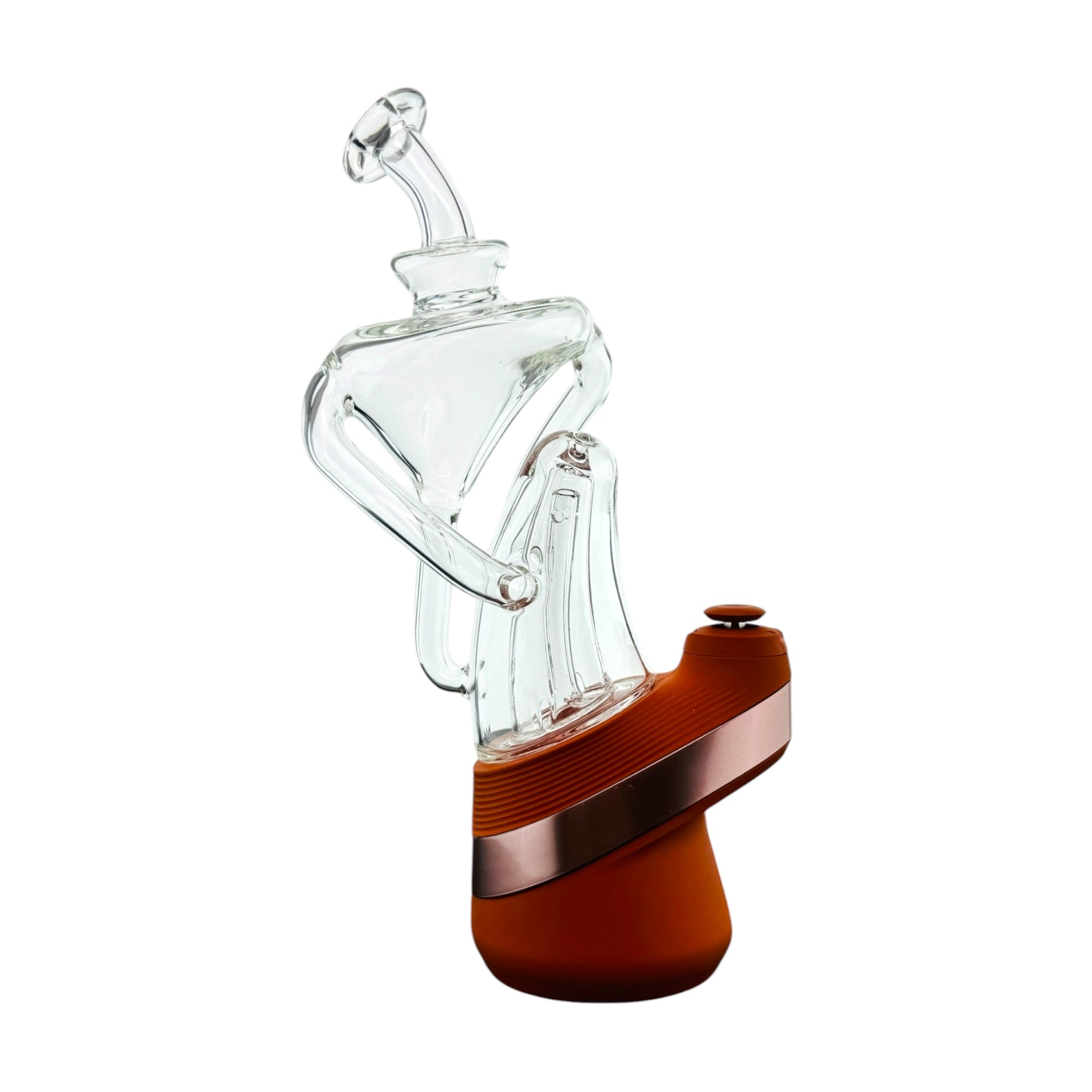 MJ Arsenal Dual Uptake Glass Recycler Water Pipe Attachment For Puffco Peak And Peak Pro