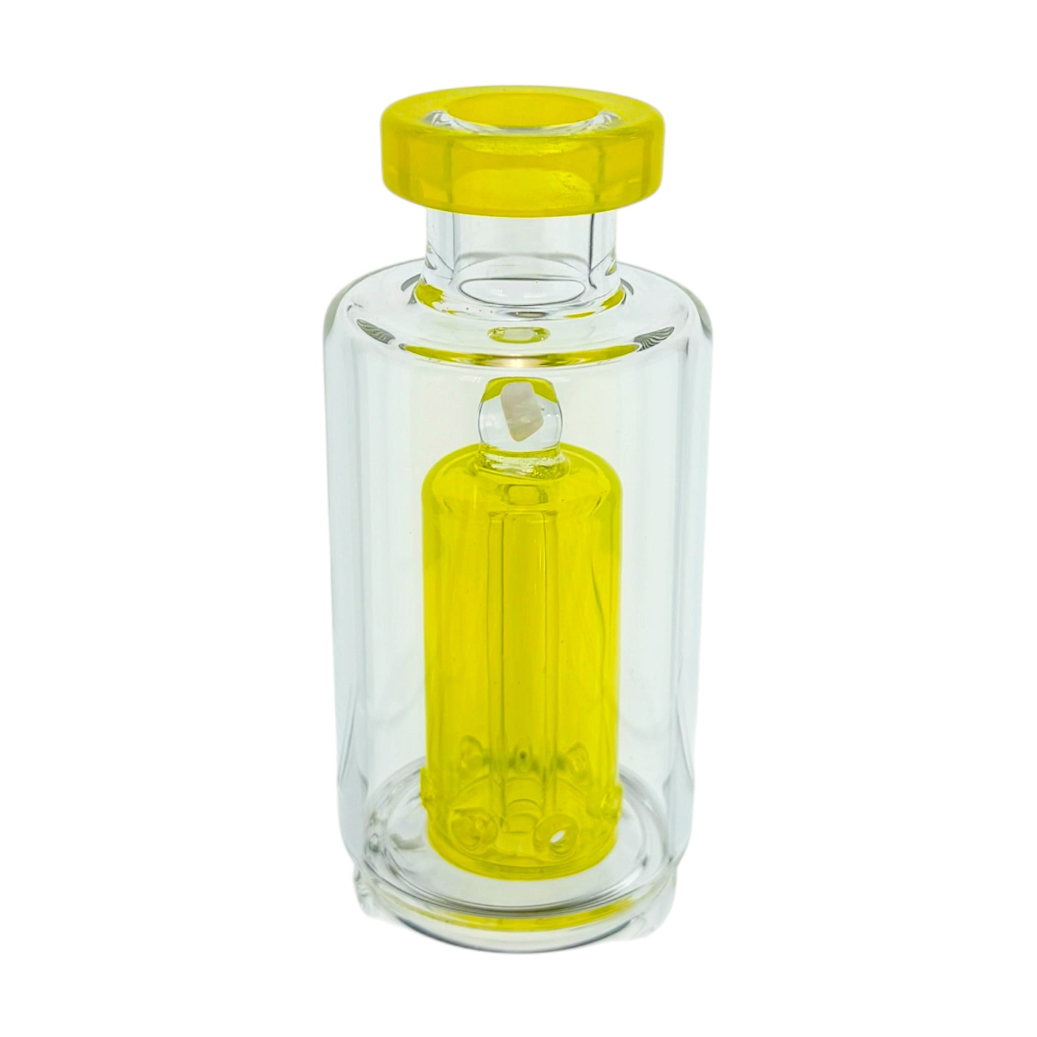 Lemon Drop Yellow Glass Water Pipe Attachment For Puffco Peak And Peak Pro