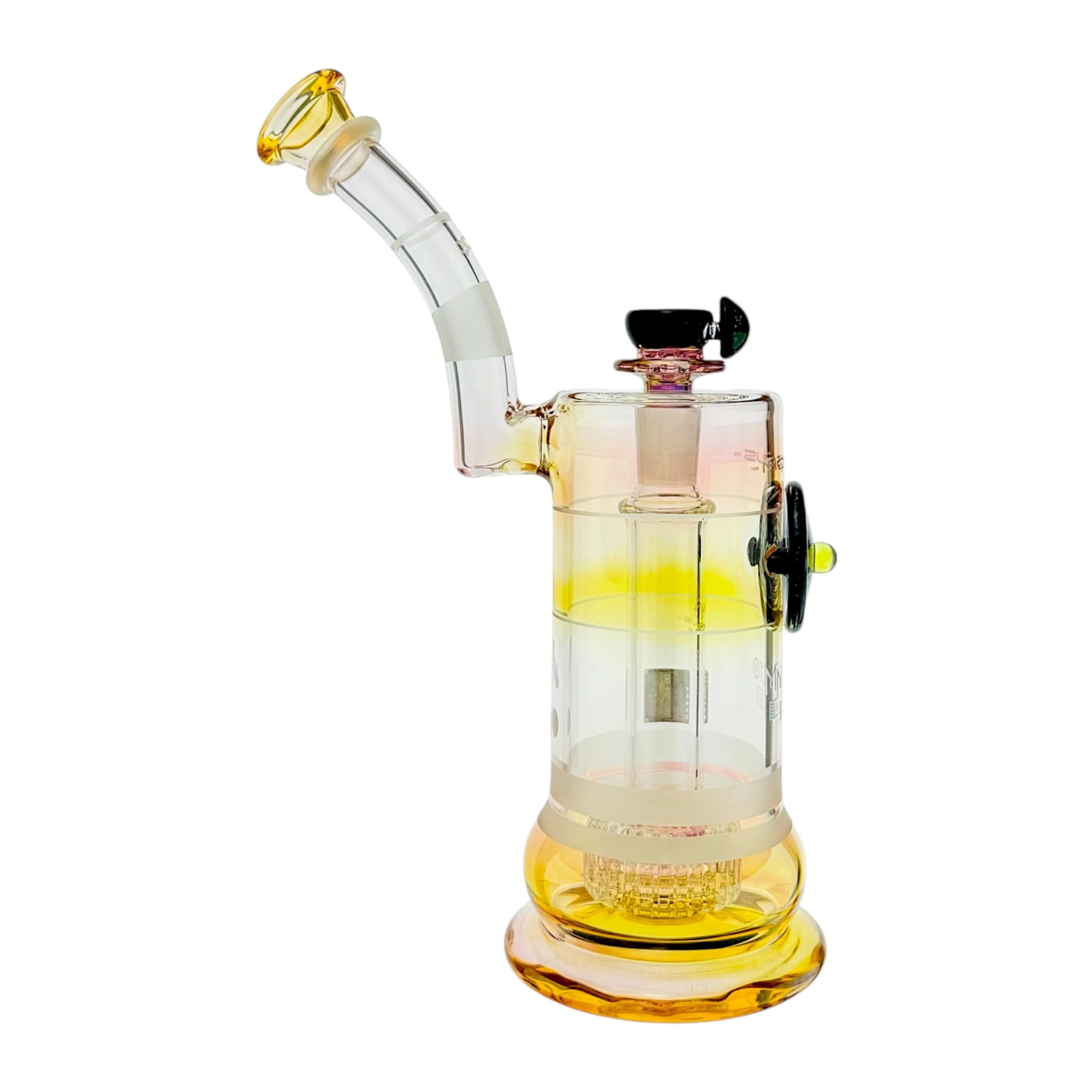 Custom Fumed Mobius Glass Micro Matrix Perc Bubbler V3 - Hybrid Series 2026