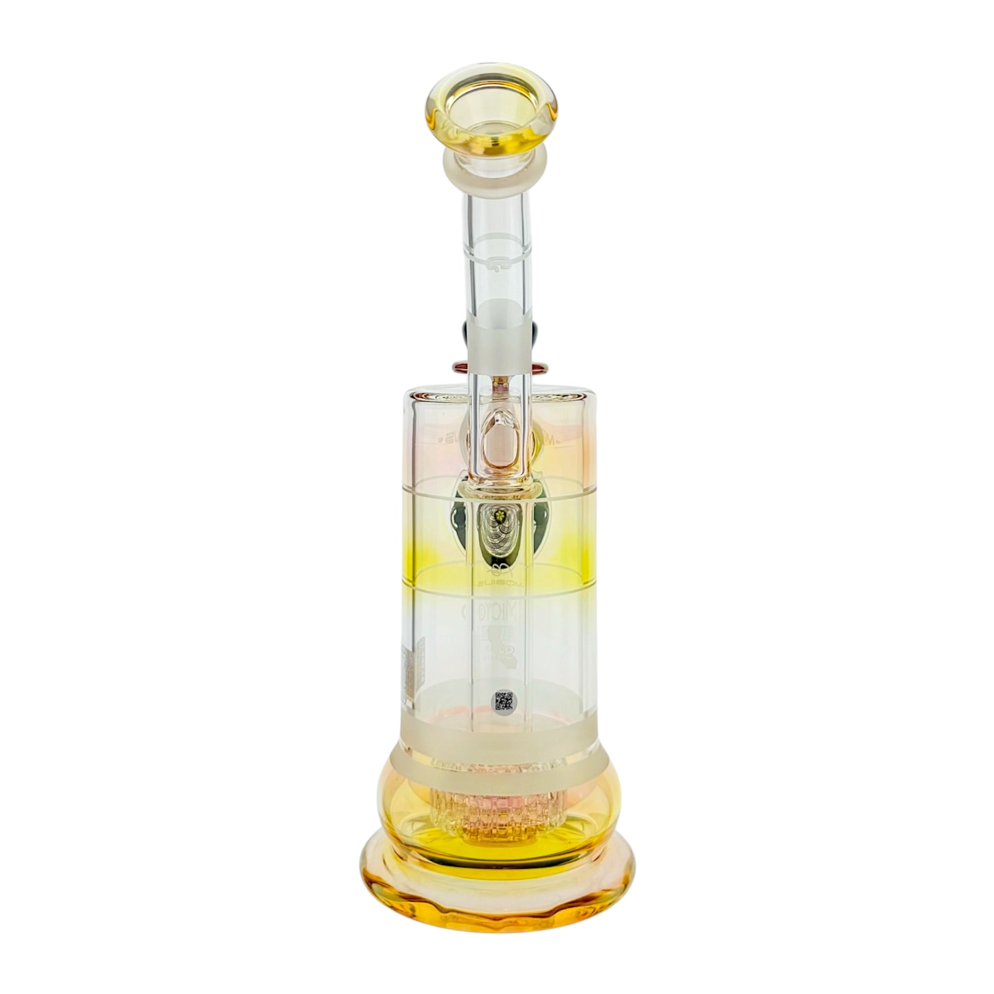 Custom Fumed Mobius Glass Micro Matrix Perc Bubbler V3 - Hybrid Series 2026