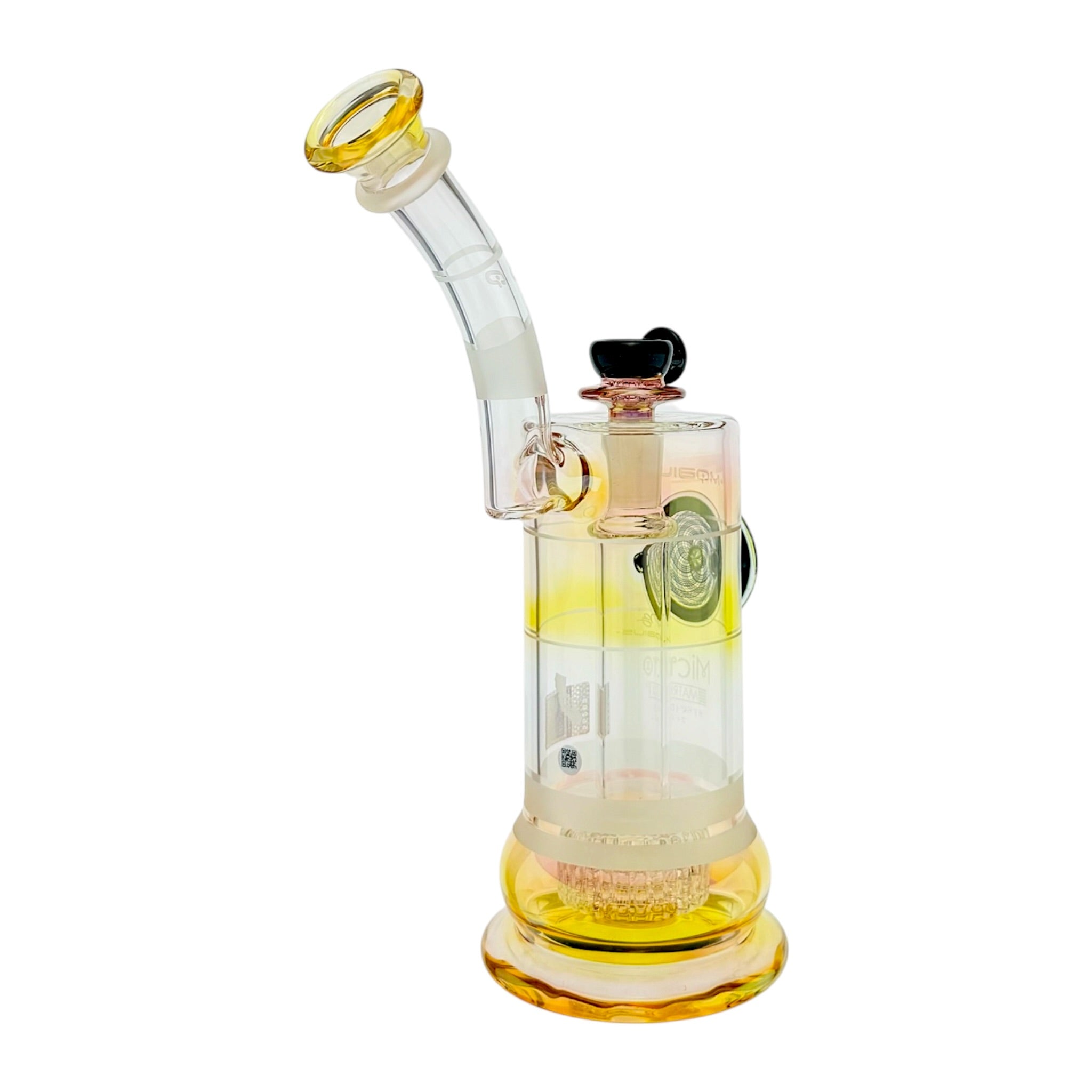Custom Fumed Mobius Glass Micro Matrix Perc Bubbler V3 - Hybrid Series 2026