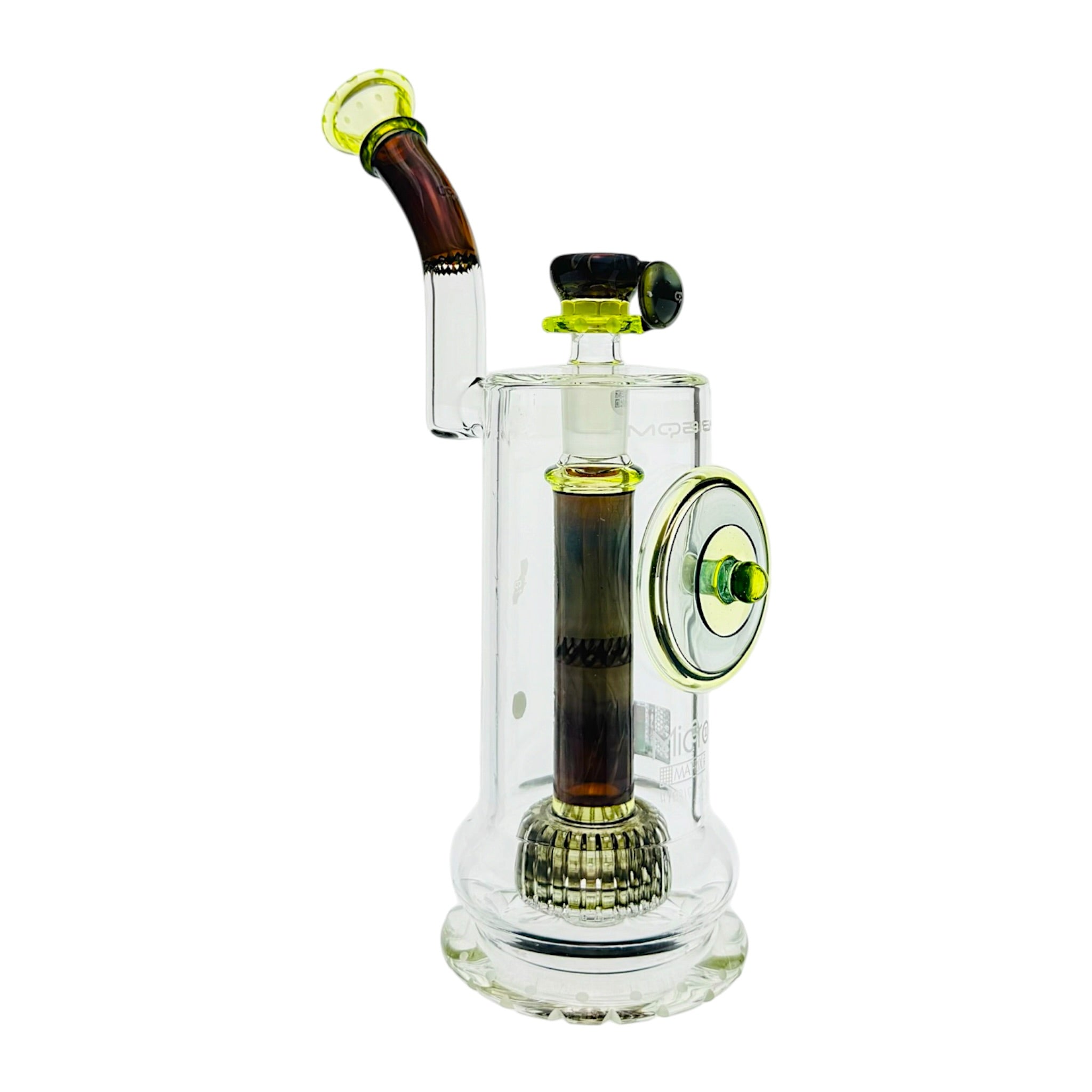 Custom Worked Mobius Glass Micro Matrix Perc Bubbler V3 - Hybrid Series 2026