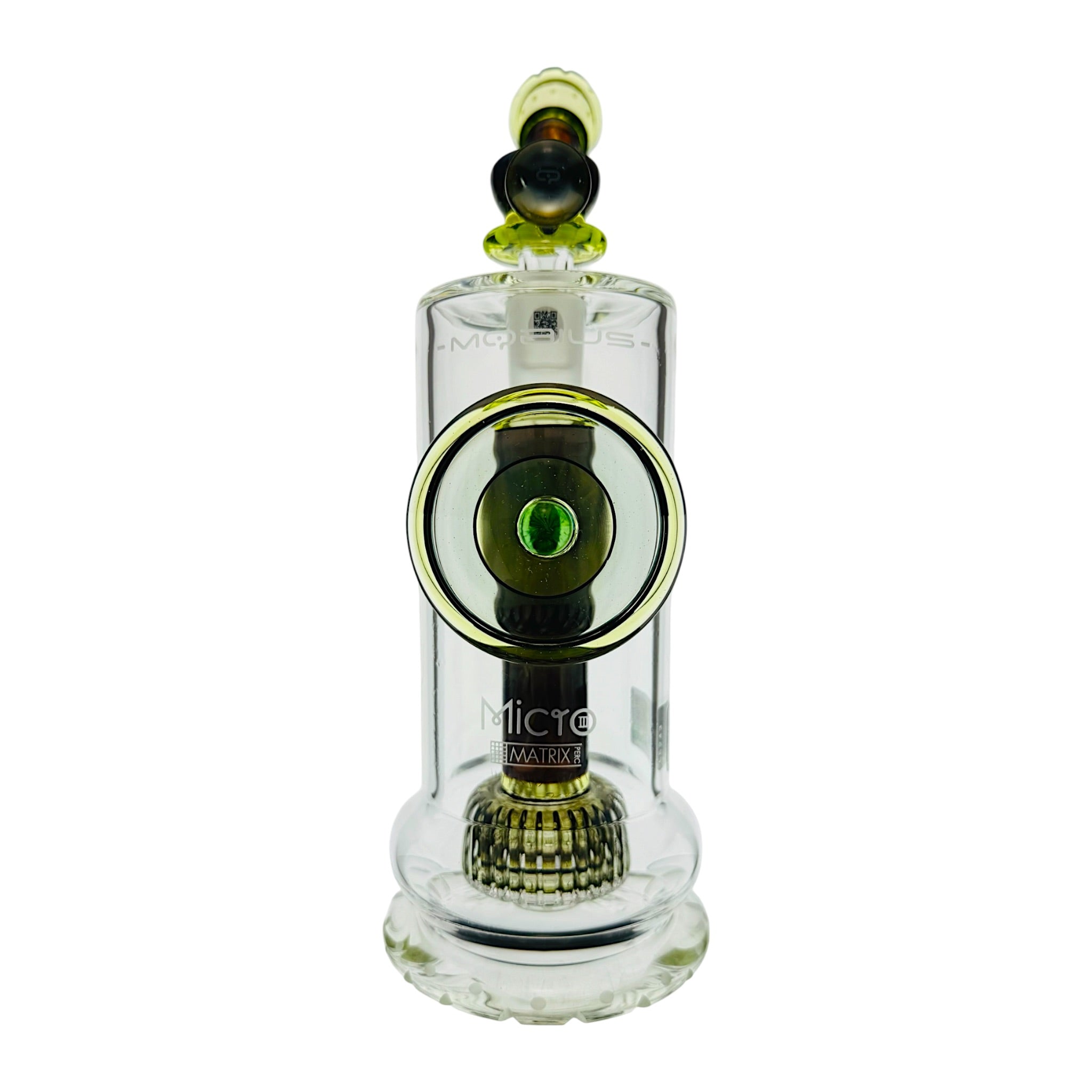 Custom Worked Mobius Glass Micro Matrix Perc Bubbler V3 - Hybrid Series 2026