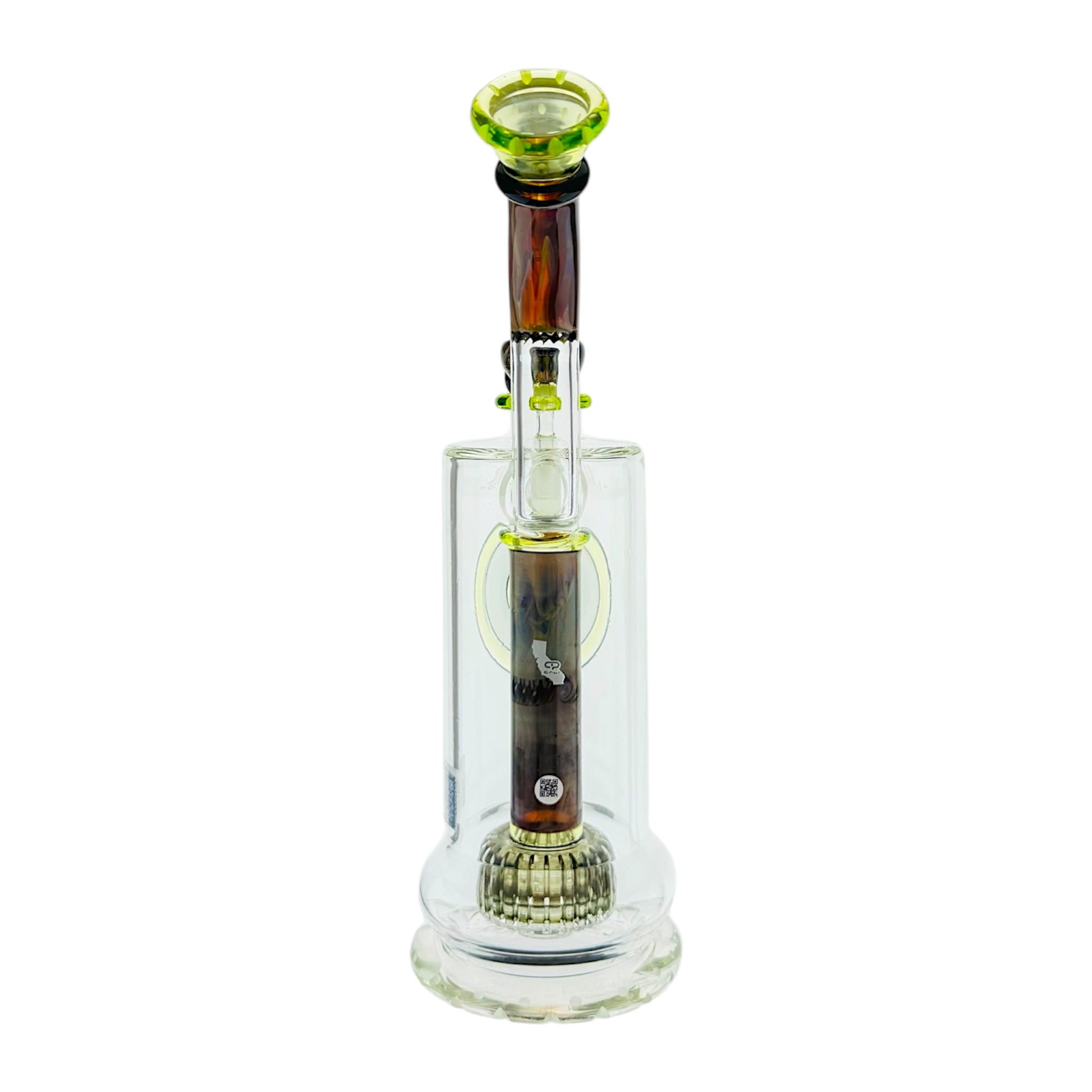 Custom Worked Mobius Glass Micro Matrix Perc Bubbler V3 - Hybrid Series 2026