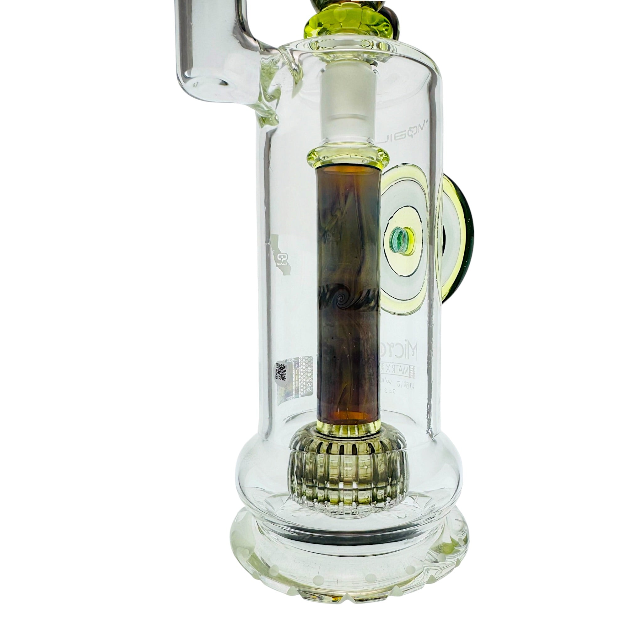 Custom Worked Mobius Glass Micro Matrix Perc Bubbler V3 - Hybrid Series 2026