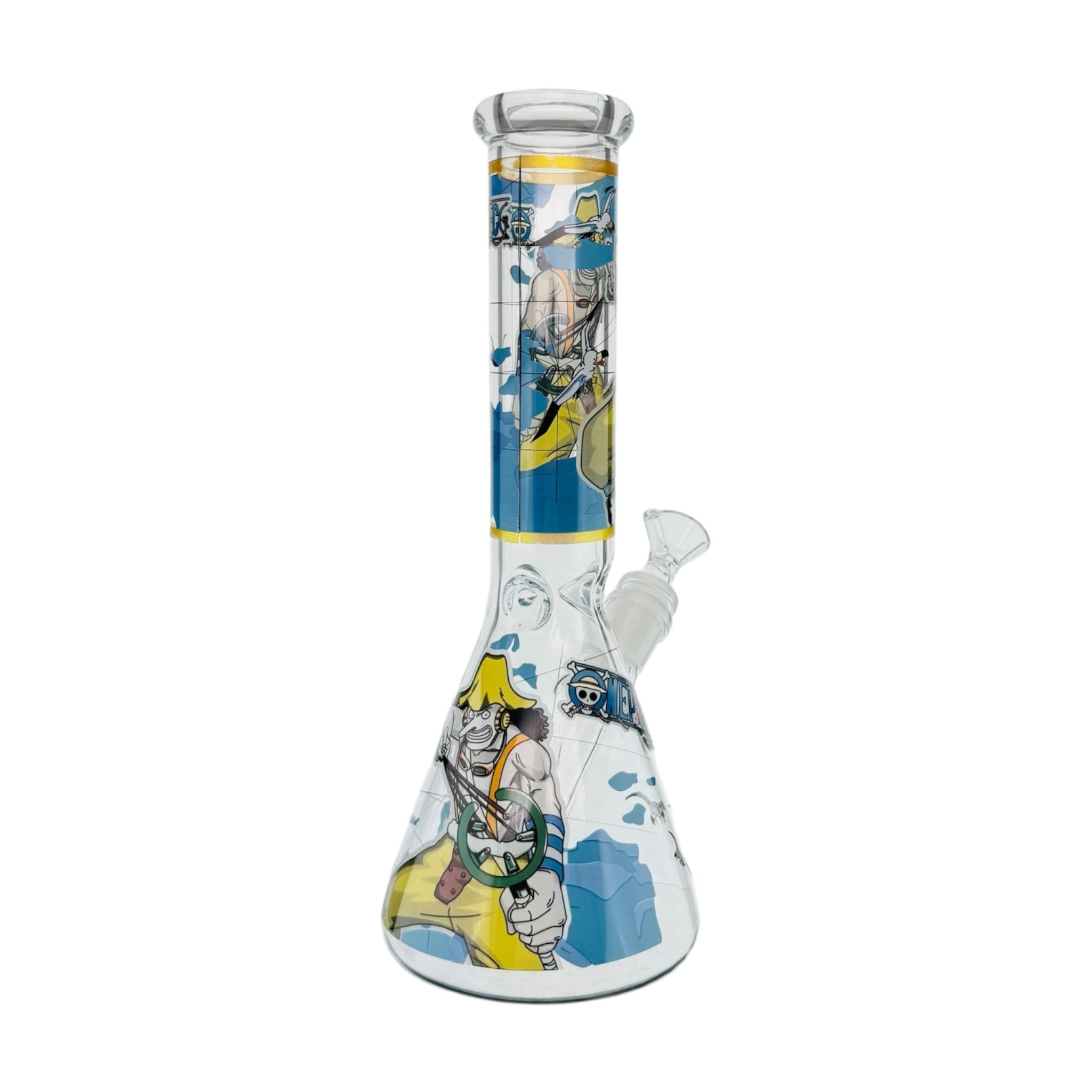 Usopp Nepec One Piece Anime Water Pipe Bong With Sling Shot Sharpshooter 10 Inches