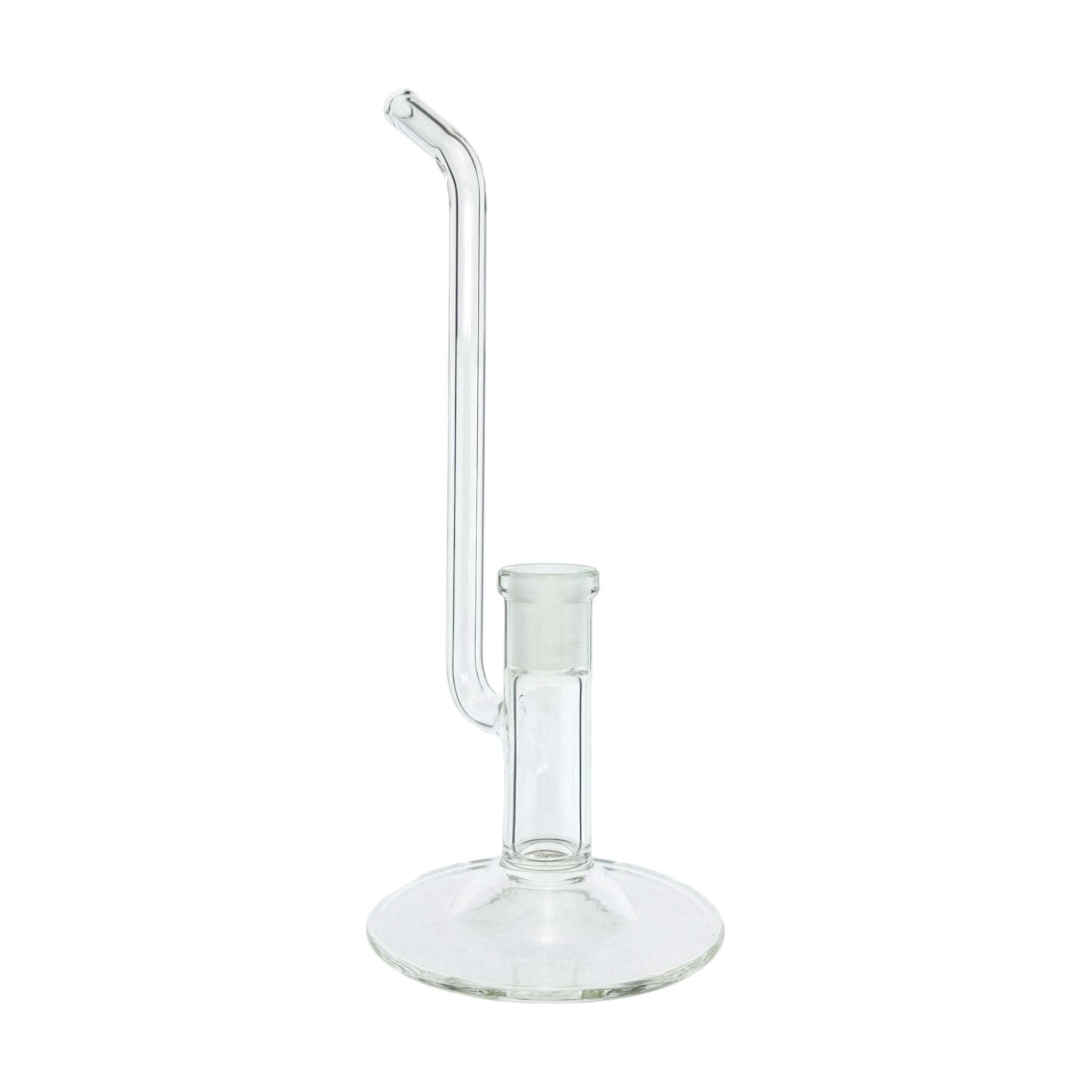 N3RD Glass - 14mm Simple Straight Tube Clear Dry Dab Rig